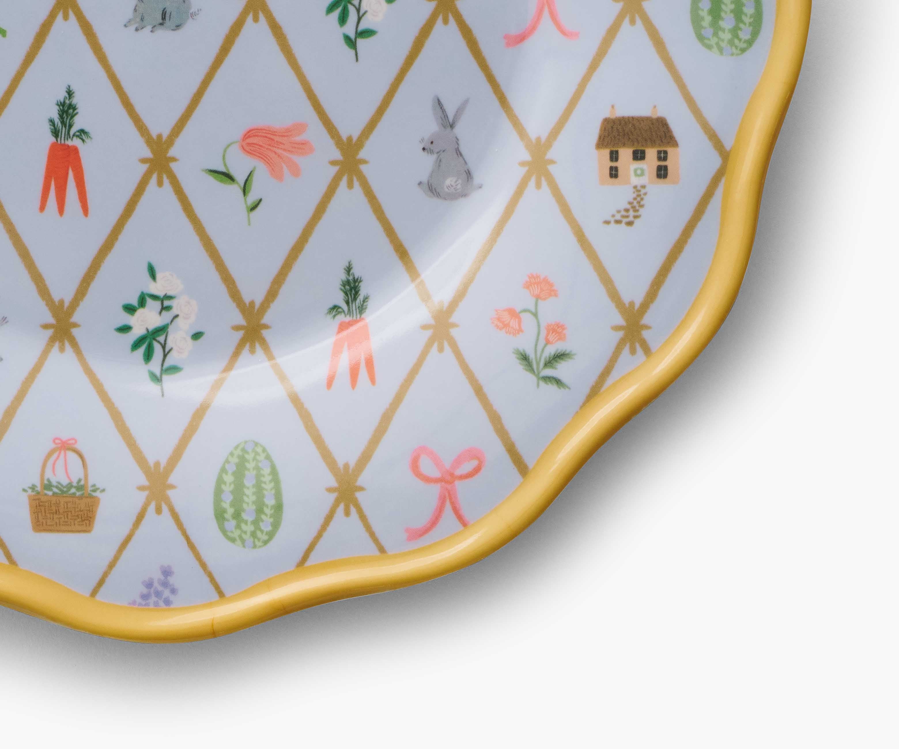Melamine Assorted Dessert Plates - Spring Farm - Image 6