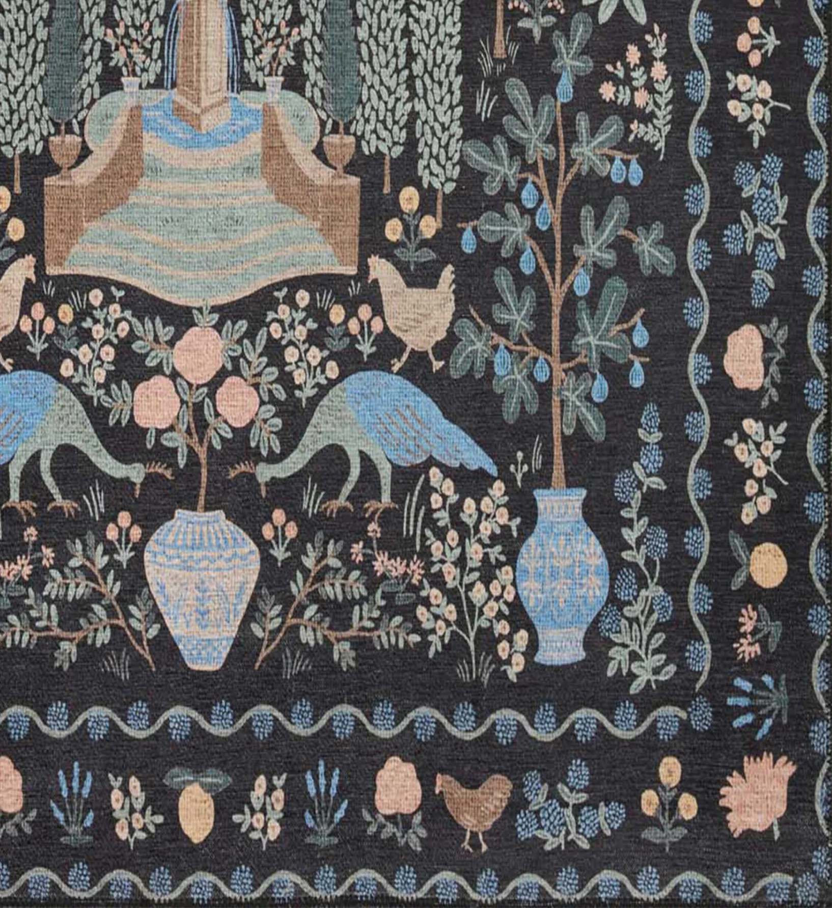Menagerie Camont Printed Rug - Black - Image 2
