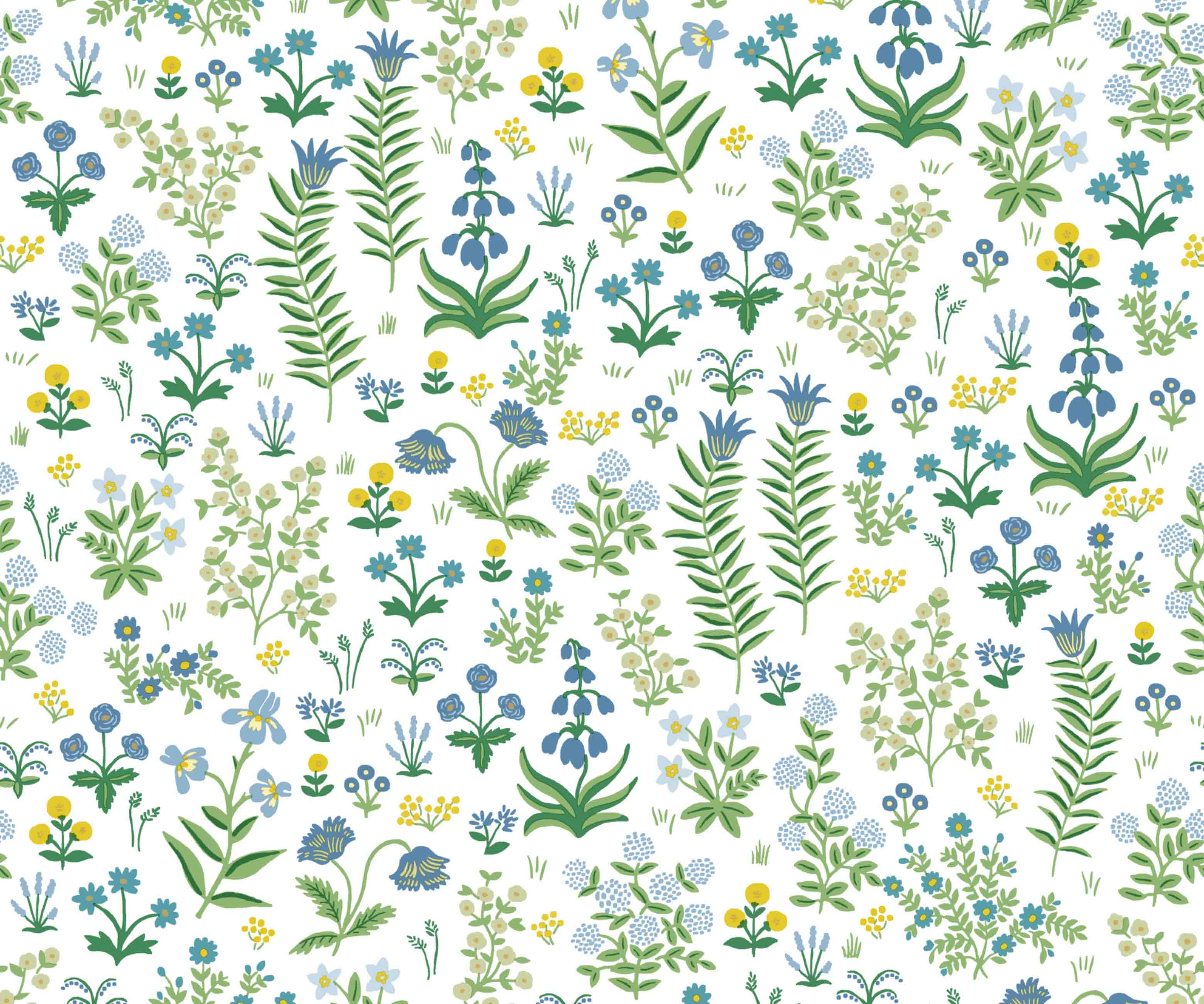 Menagerie Garden Peel & Stick Wallpaper - Blue Multi - Image 3