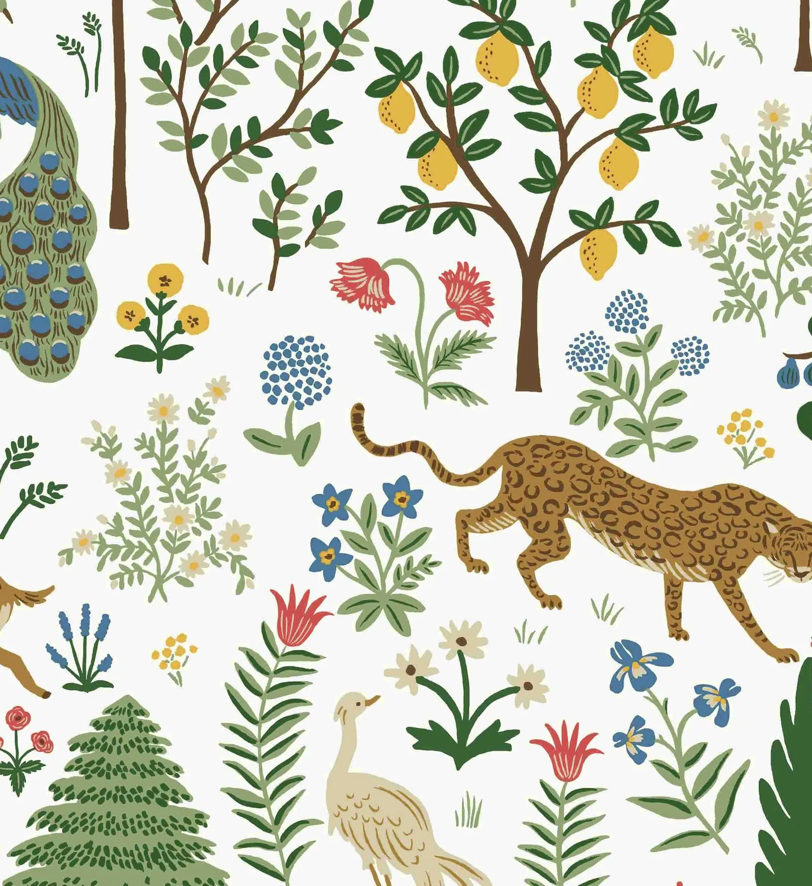 Menagerie Wallpaper - White - Image 3
