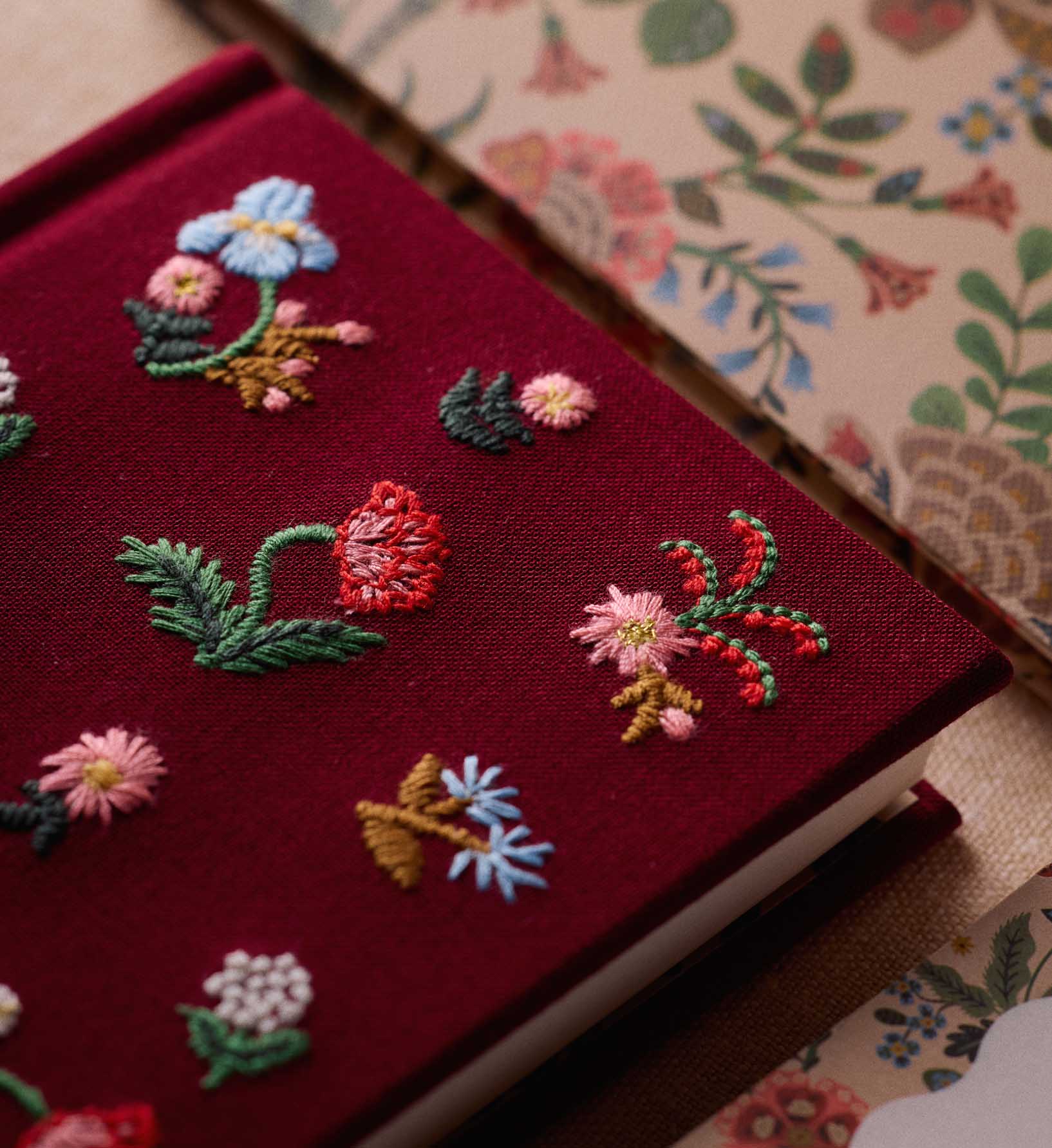 Mini Embroidered Journal - Gracie - Image 2