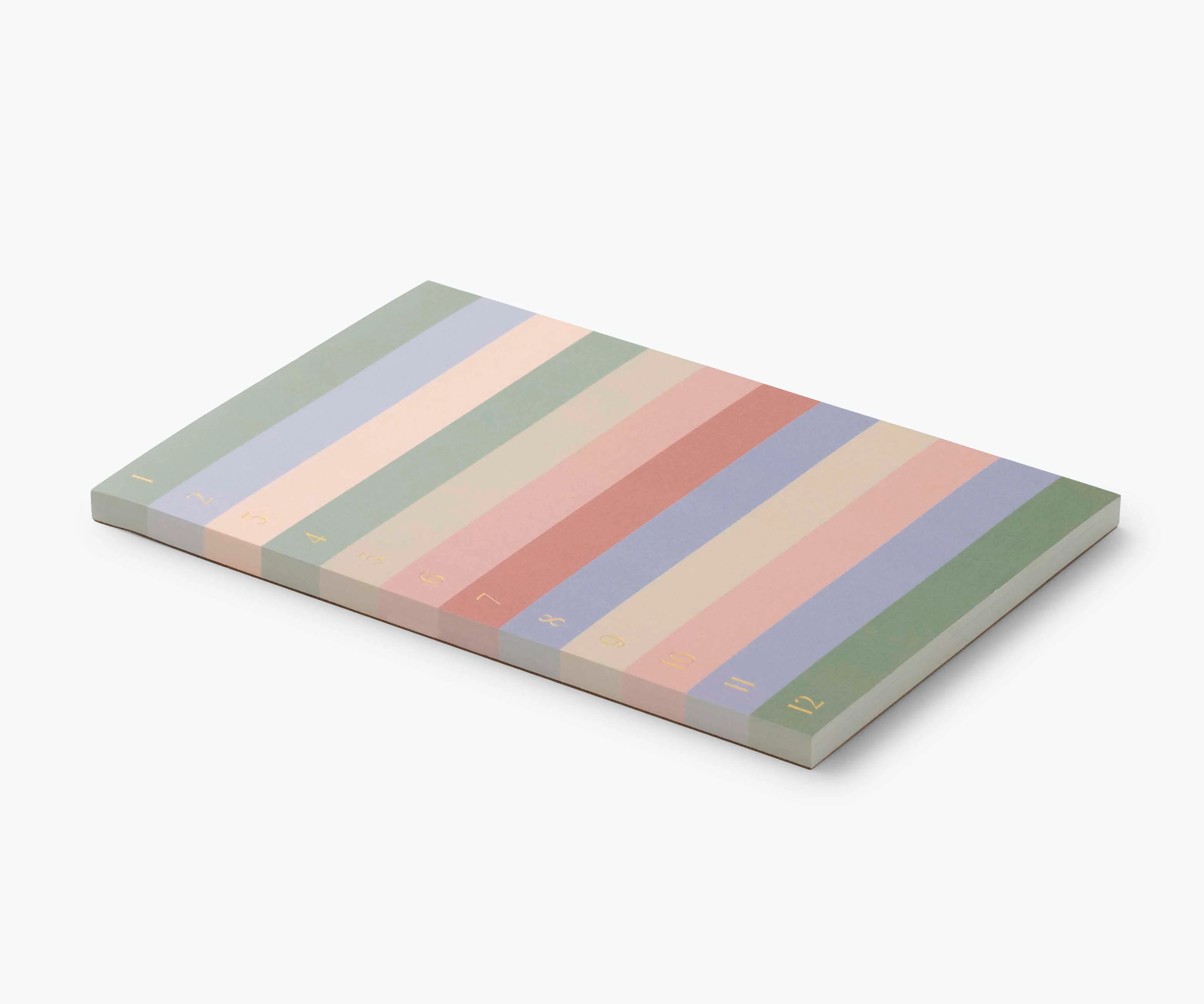 Large Memo Notepad - Muted Numbered Colorblock - Image 4