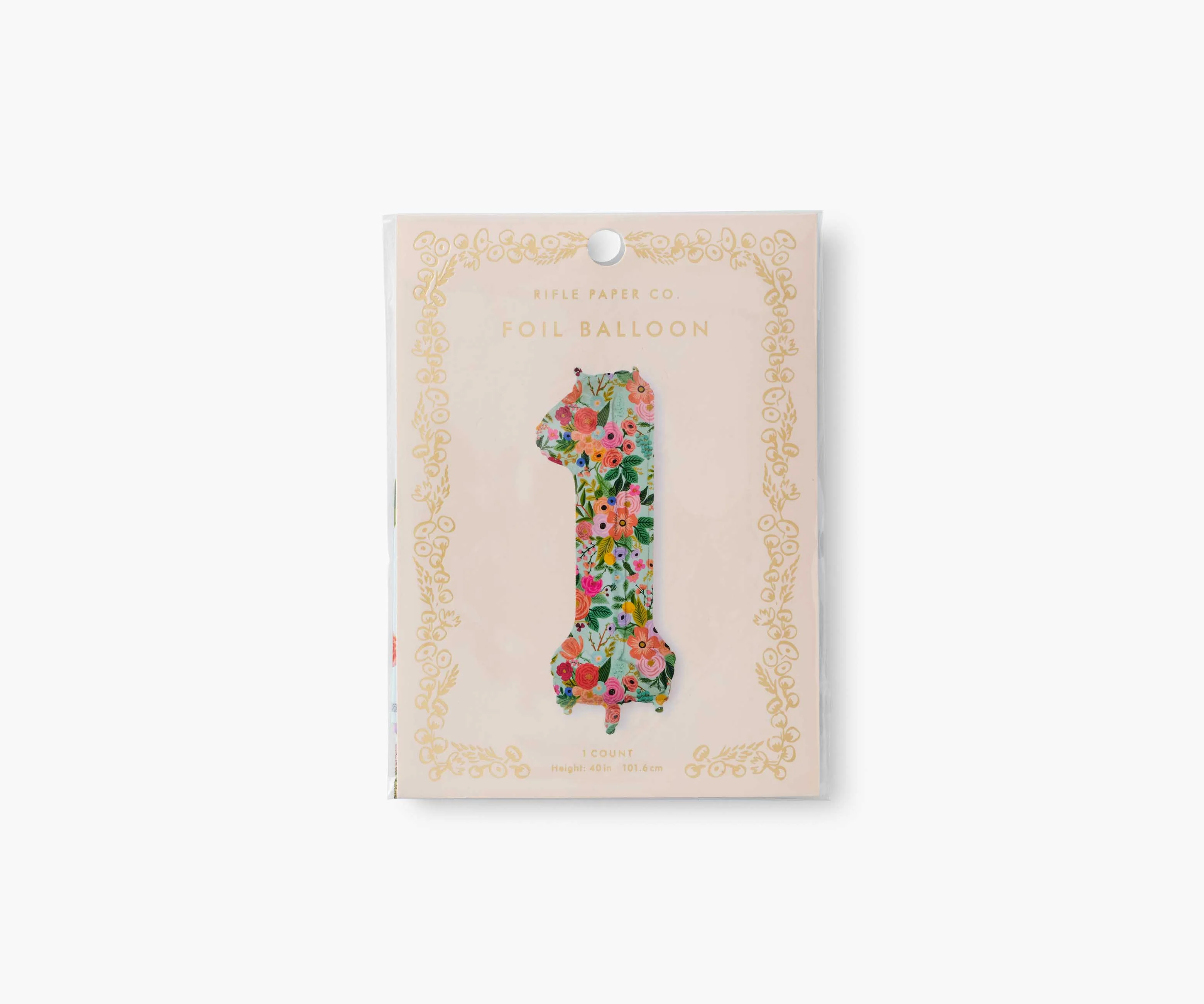 Numbered Foil Balloon - Garden Party - Image 4