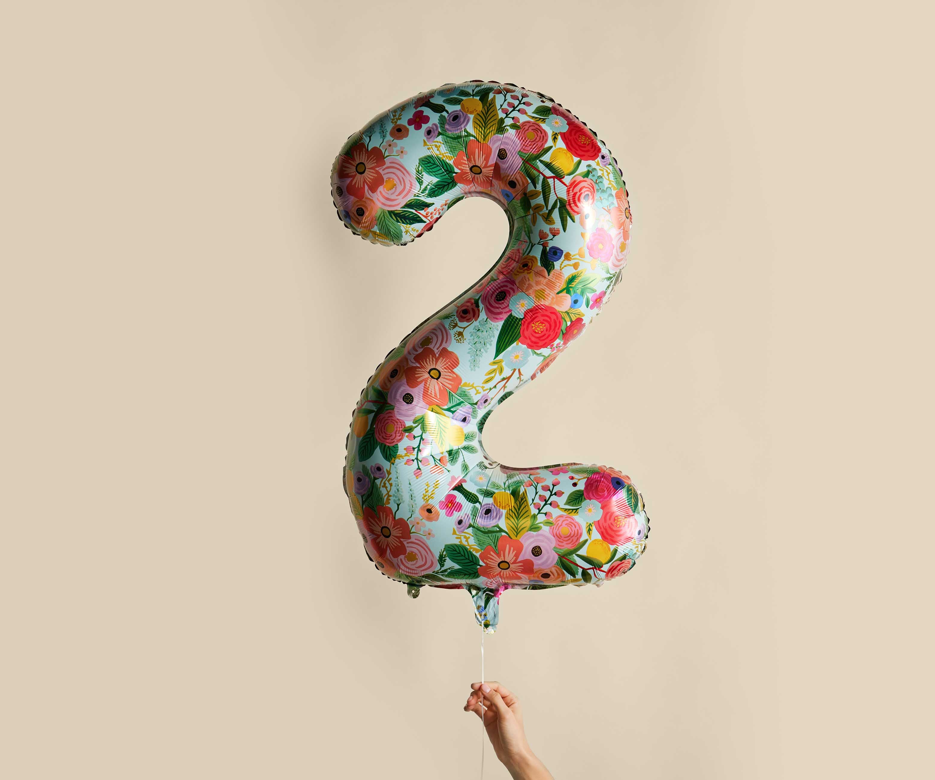 Numbered Foil Balloon - Garden Party - Image 8