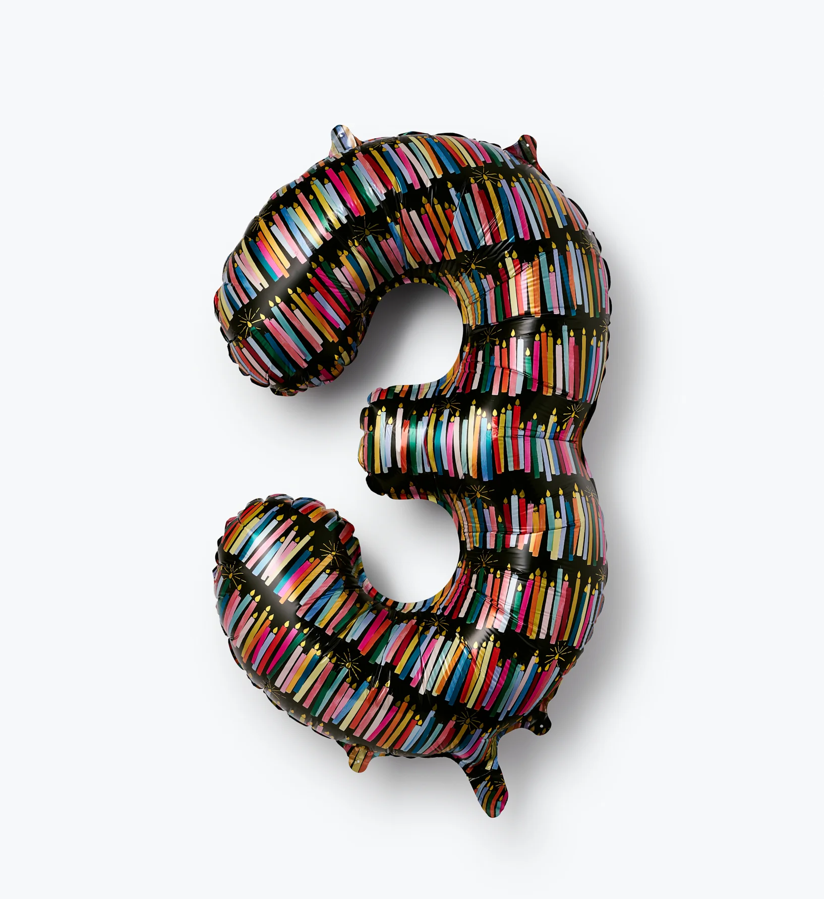Numbered Foil Balloon - Candles - Image 7