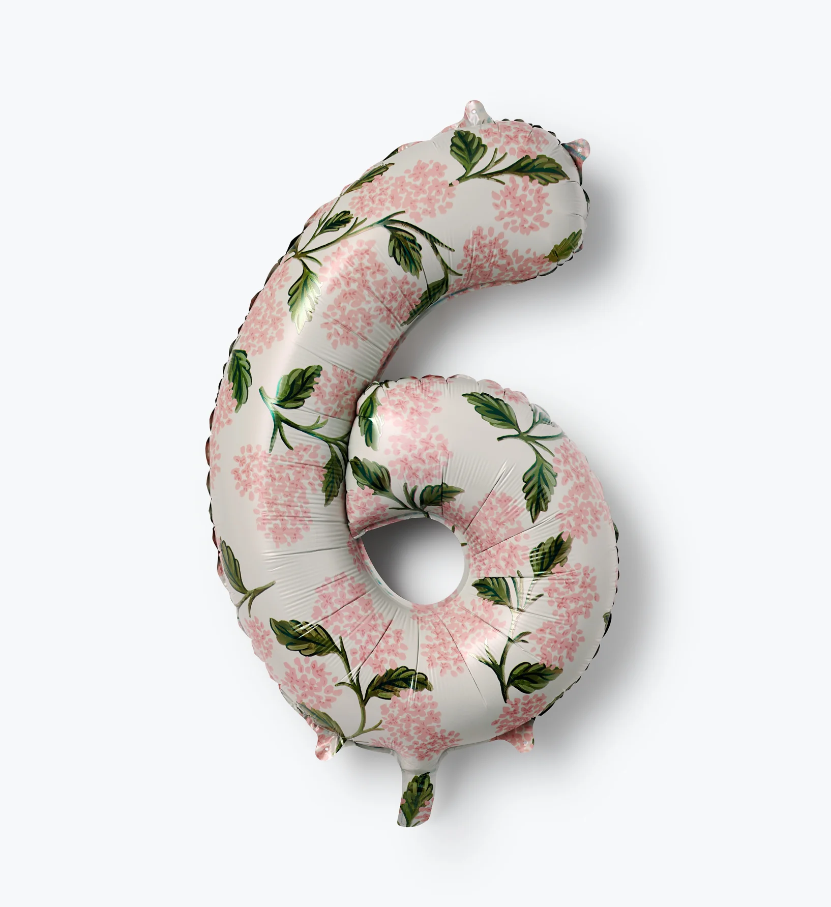 Numbered Foil Balloon - Pink Hydrangea - Image 13