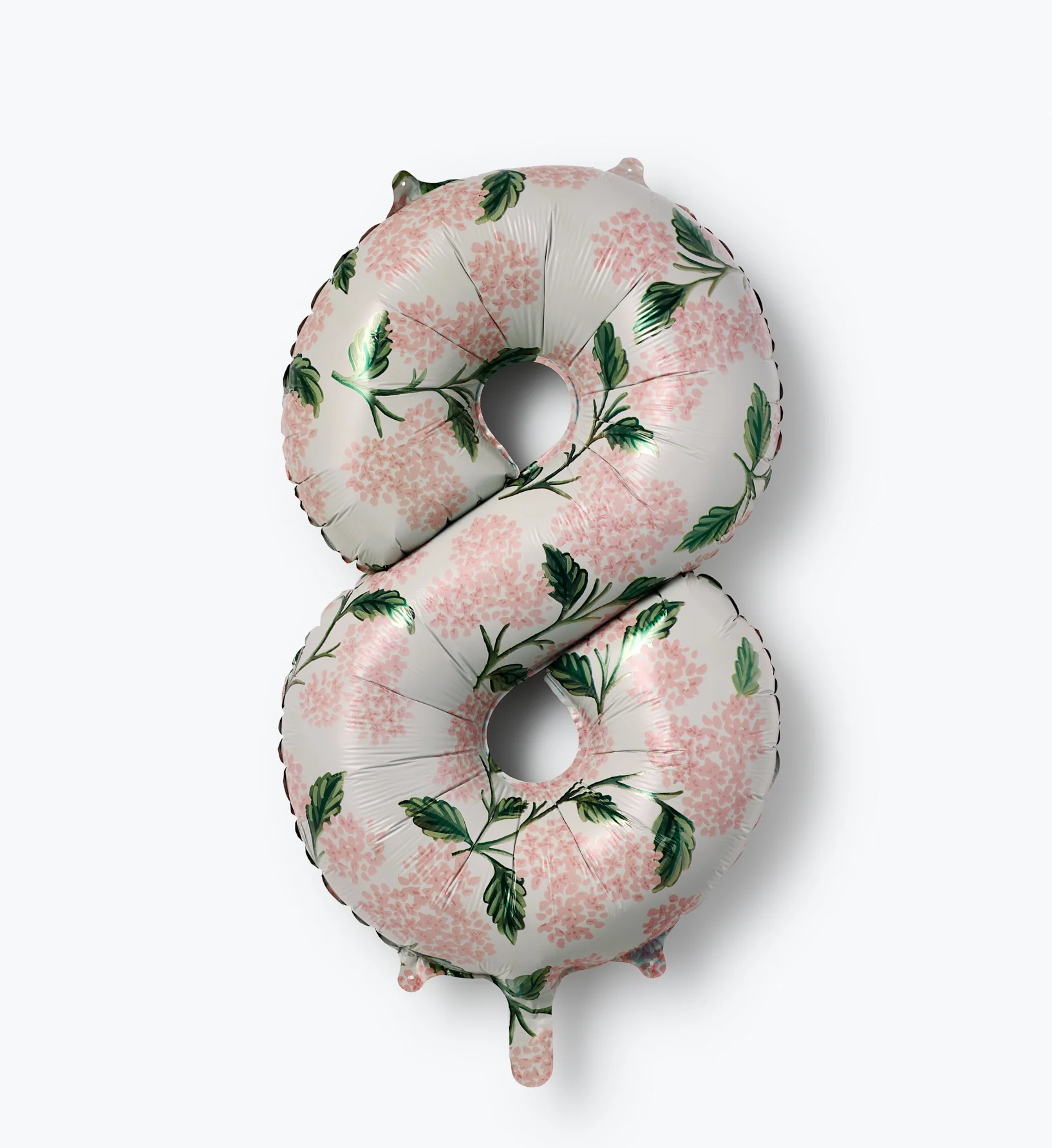 Numbered Foil Balloon - Pink Hydrangea - Image 17