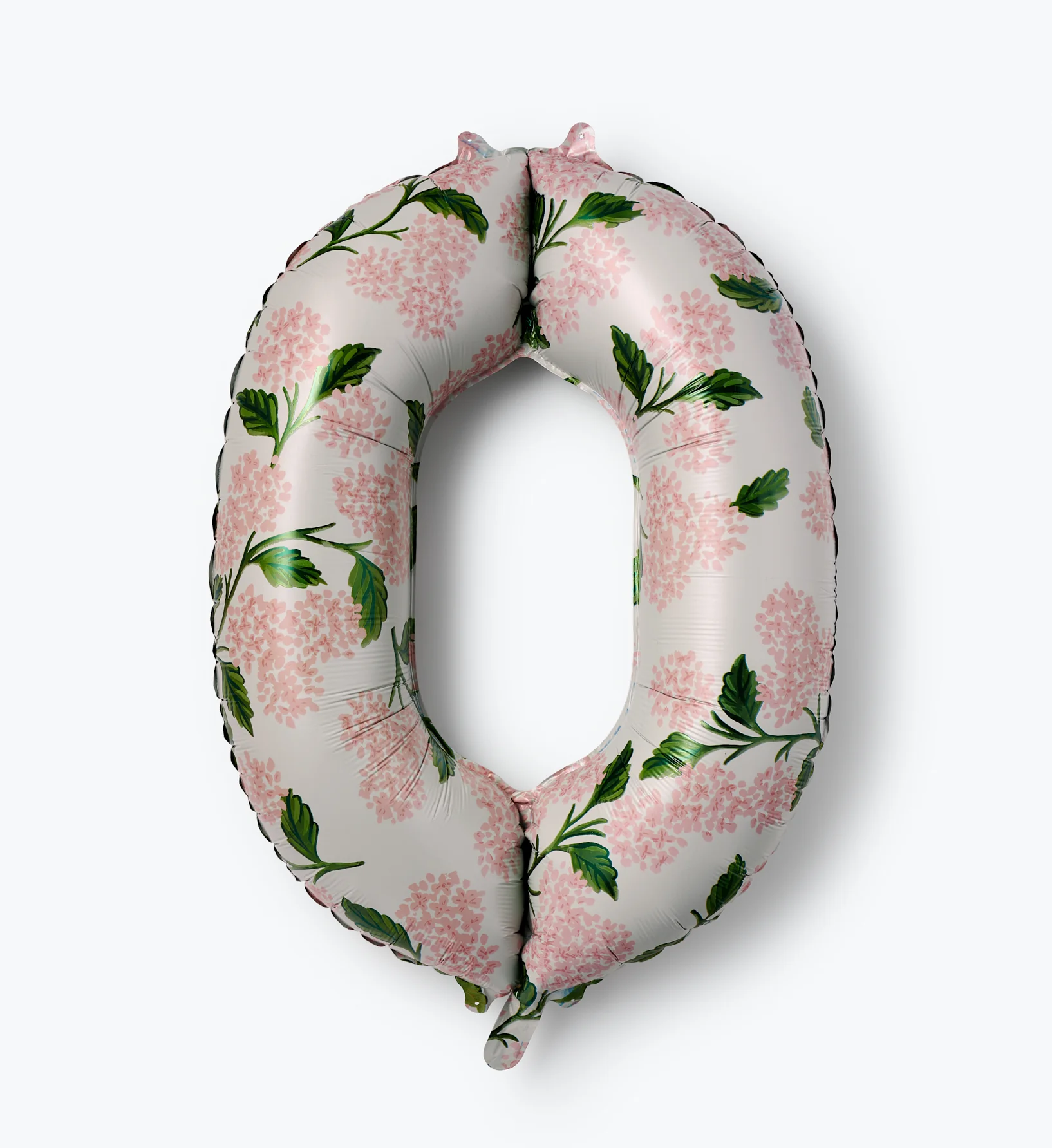 Numbered Foil Balloon - Pink Hydrangea - Image 3