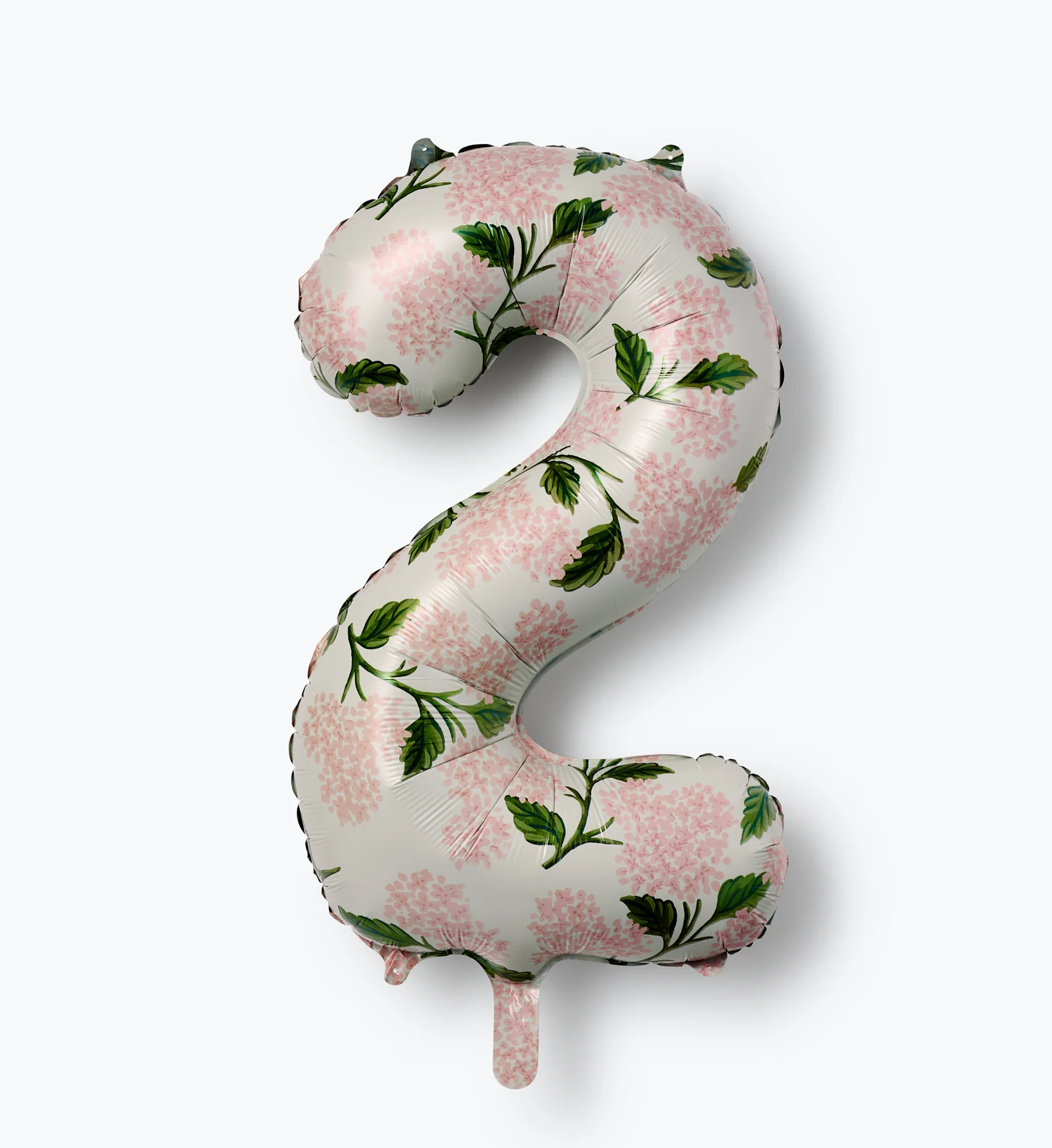 Numbered Foil Balloon - Pink Hydrangea - Image 5
