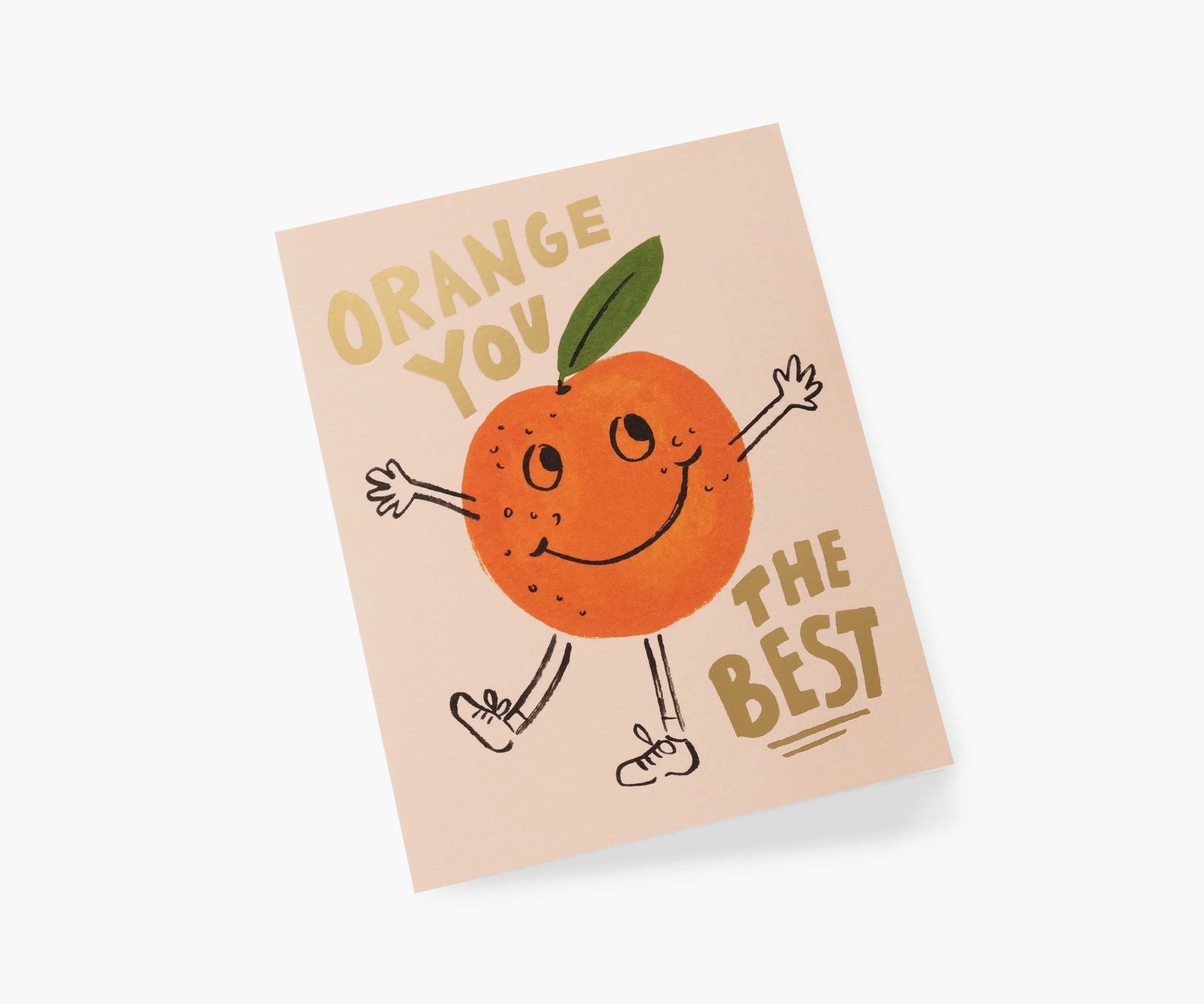 Orange You The Best Love & Friendship Card - Single Card - Image 2