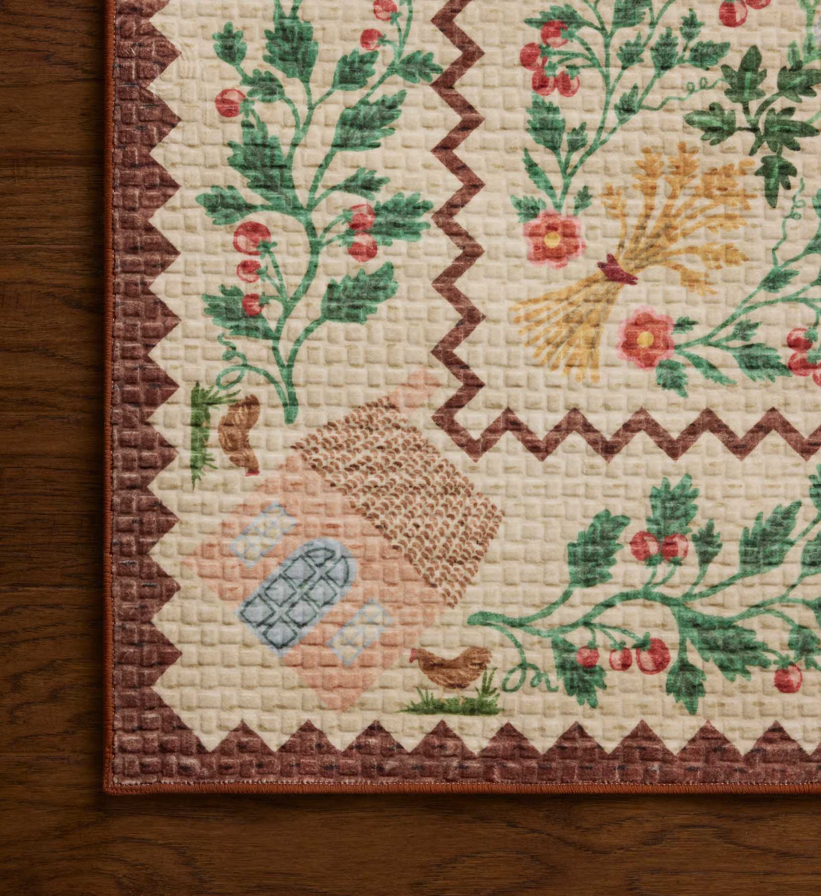 Orchard Country Farm Washable Rug - Ivory - Image 4
