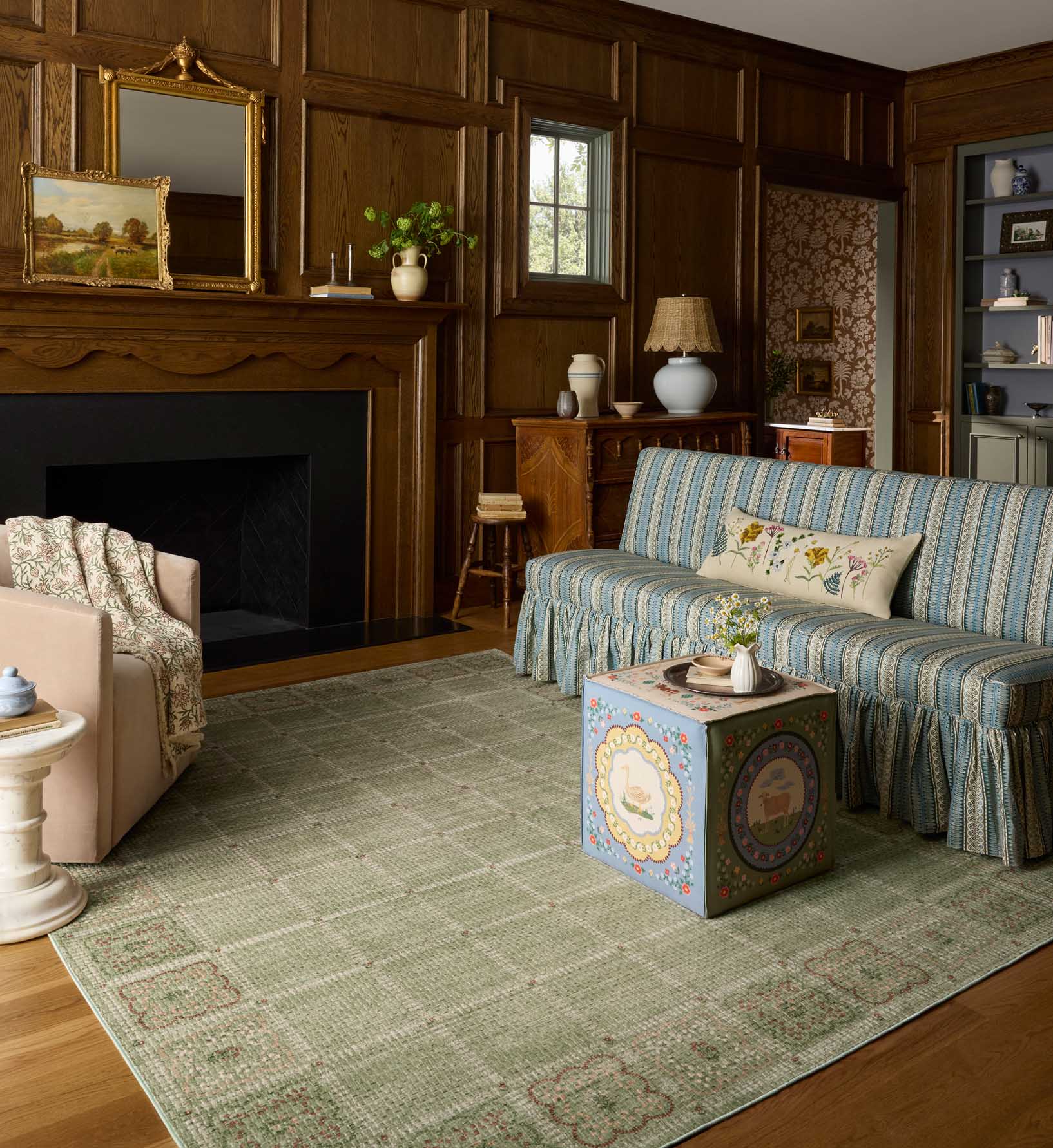 Orchard Lottie Washable Rug - Green - Image 2