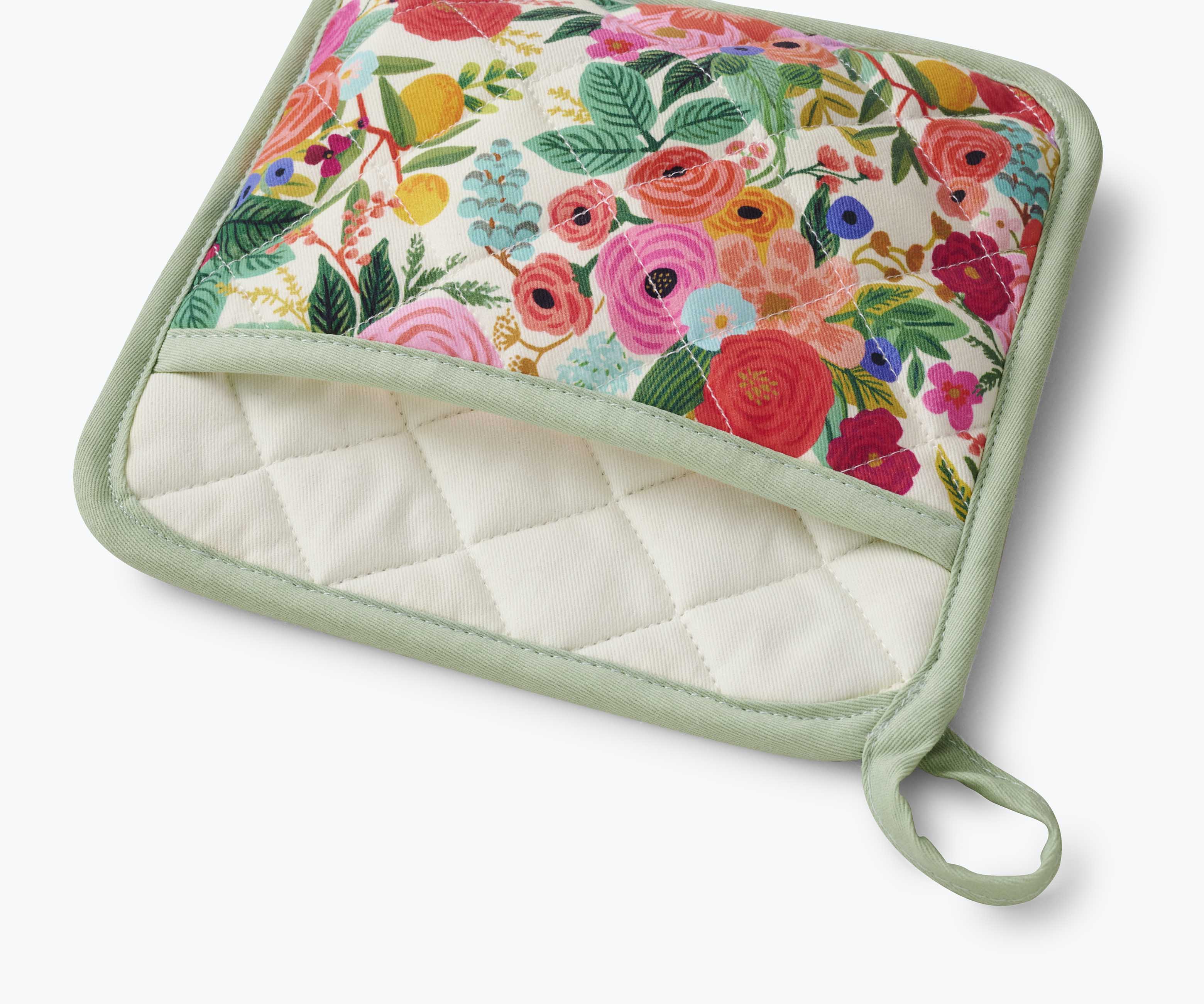 Oven Mitt and Pot Holder Set - Garden Party - Image 5