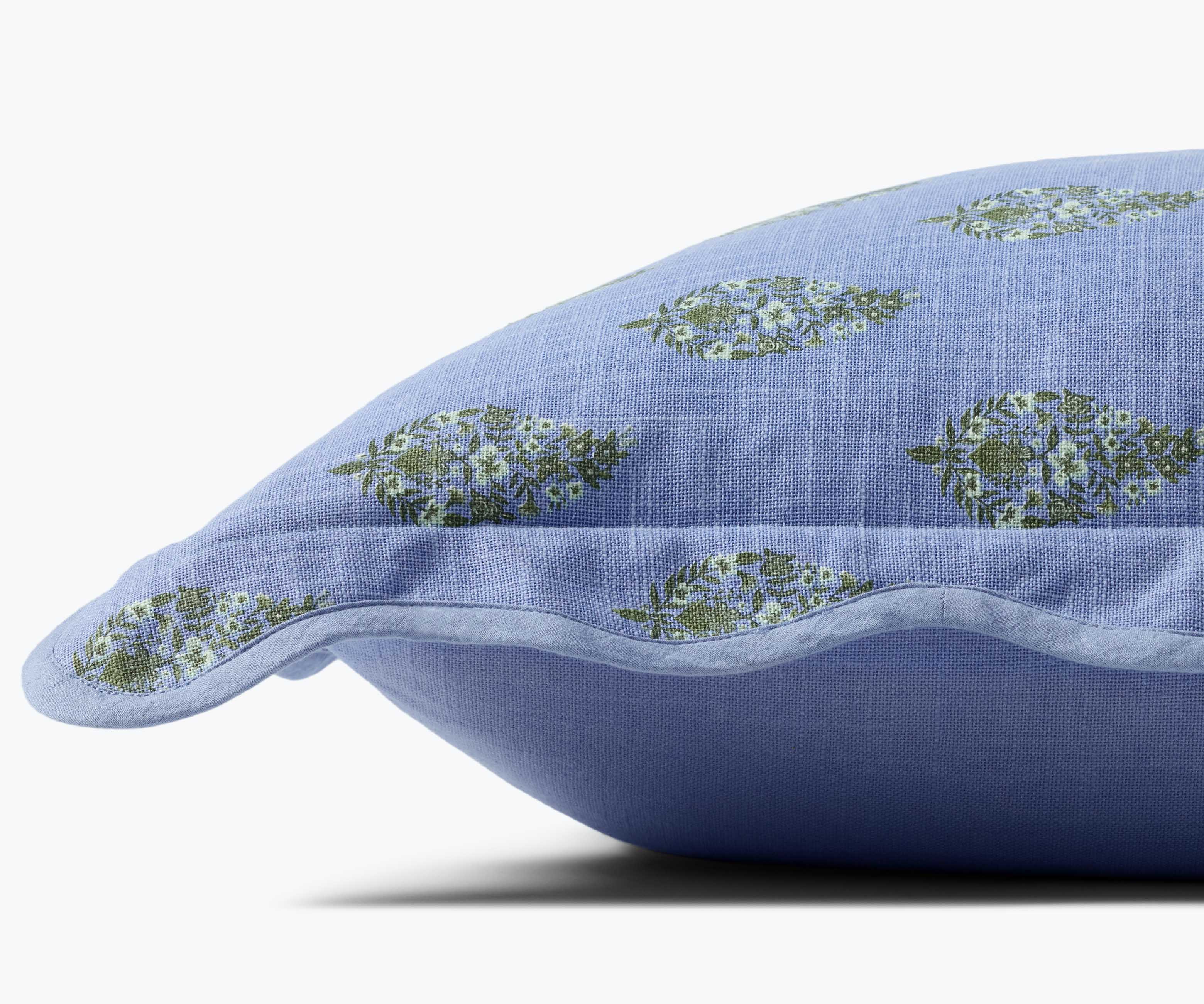 Paisley Pillow - Blue - Image 2