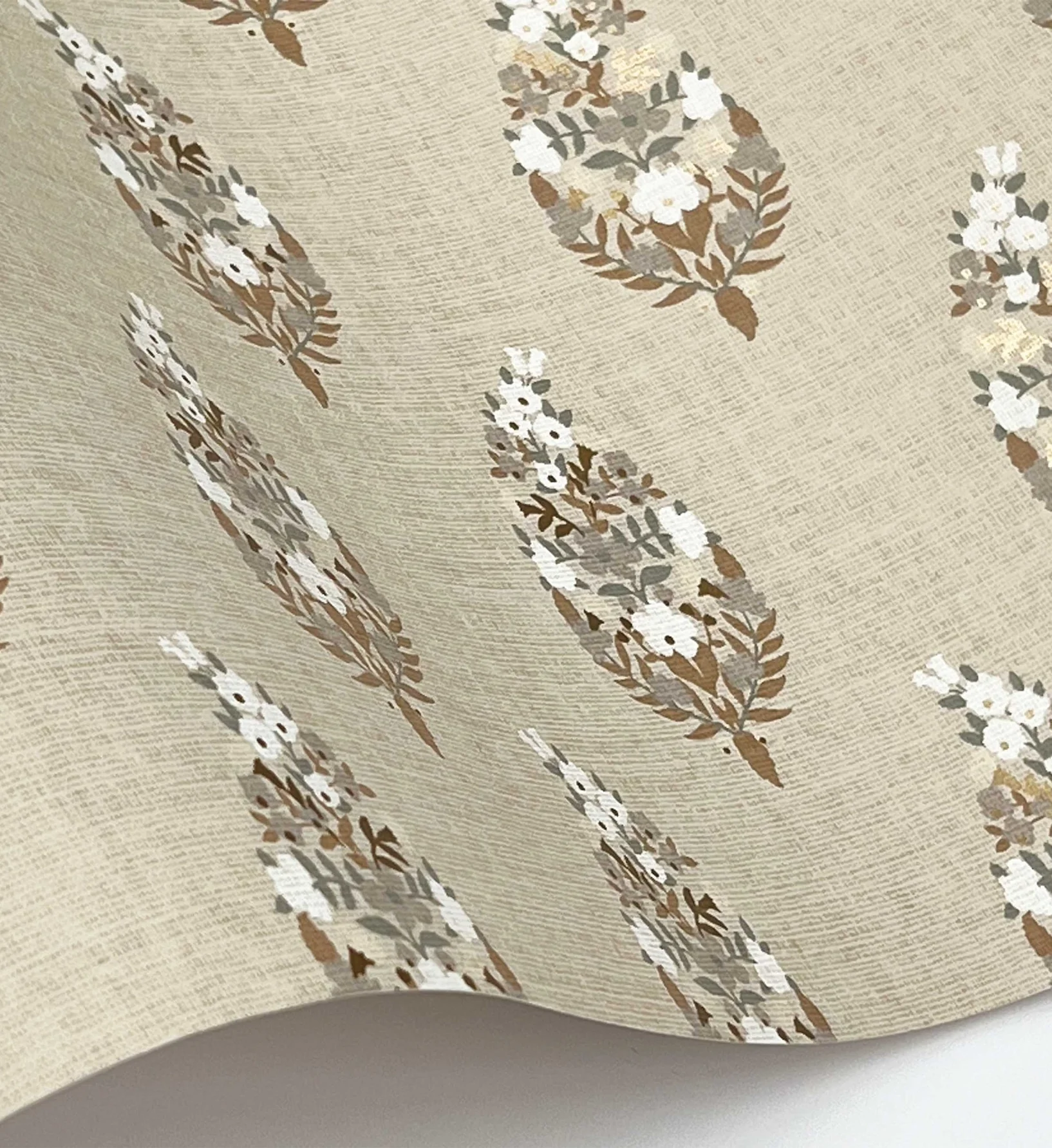 Paisley Wallpaper - Linen - Image 4