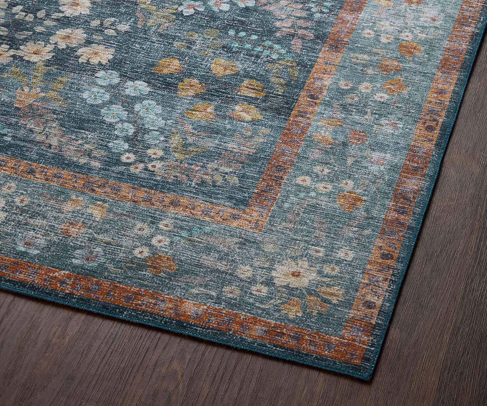 Palais Kensington Printed Rug - Indigo - Image 3