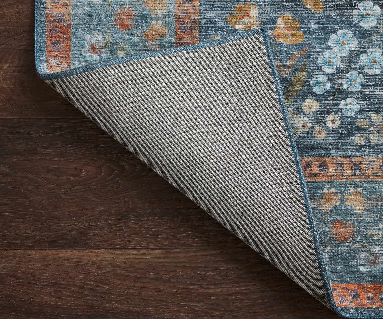 Palais Kensington Printed Rug - Indigo - Image 5