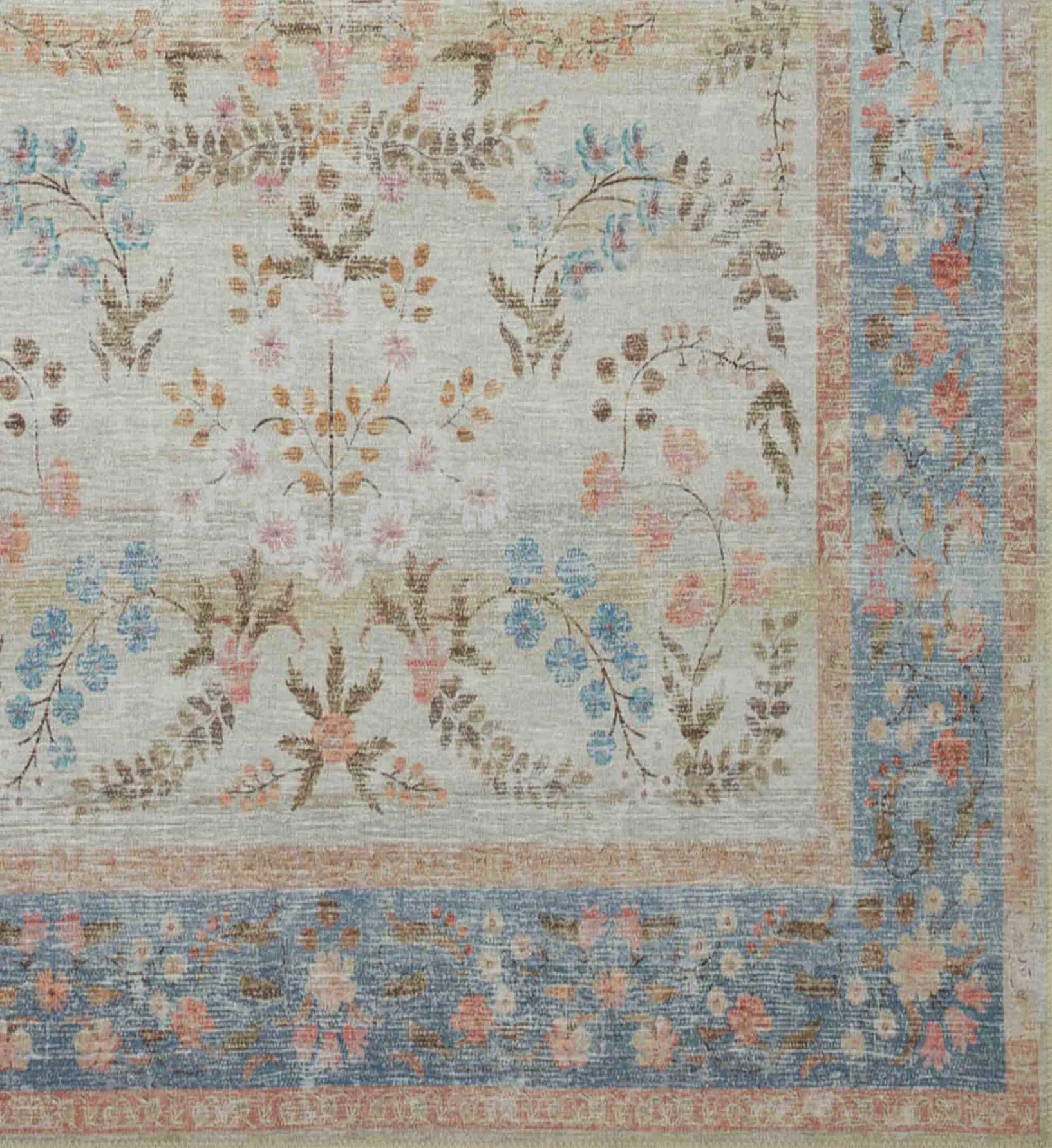 Palais Kensington Printed Rug - Light Blue - Image 2