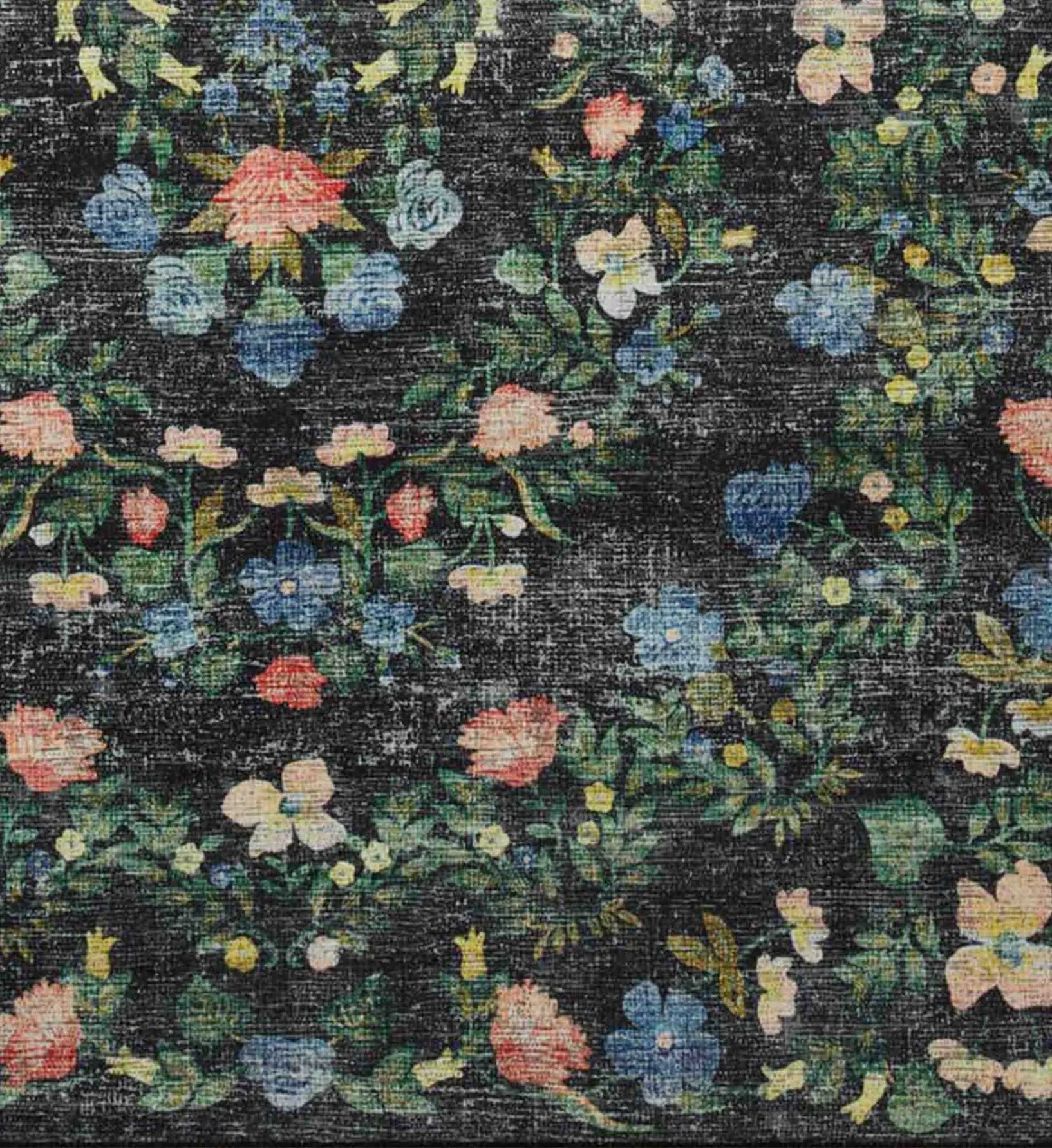 Palais Windsor Printed Rug - Black - Image 2