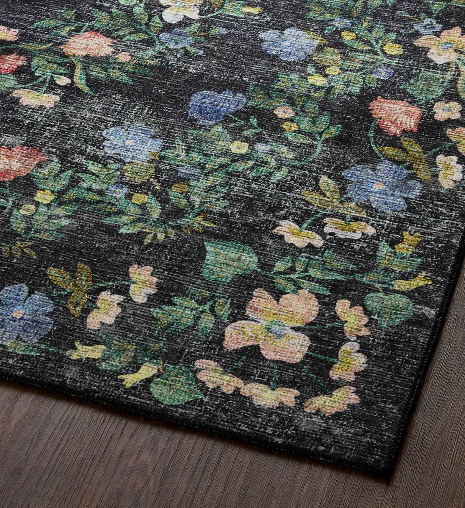 Palais Windsor Printed Rug - Black - Image 5