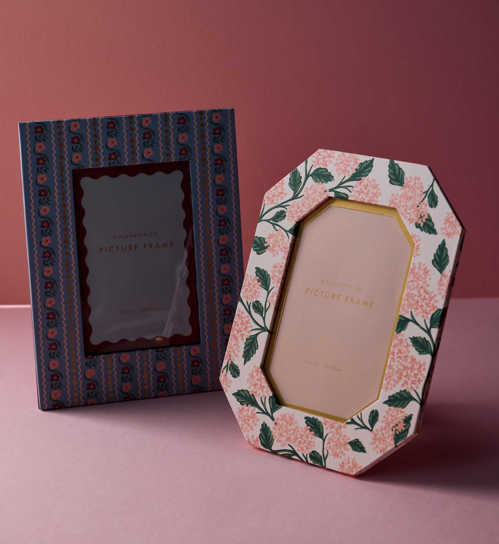 Paper Wrapped Picture Frame - Pink Hydrangea - Image 2
