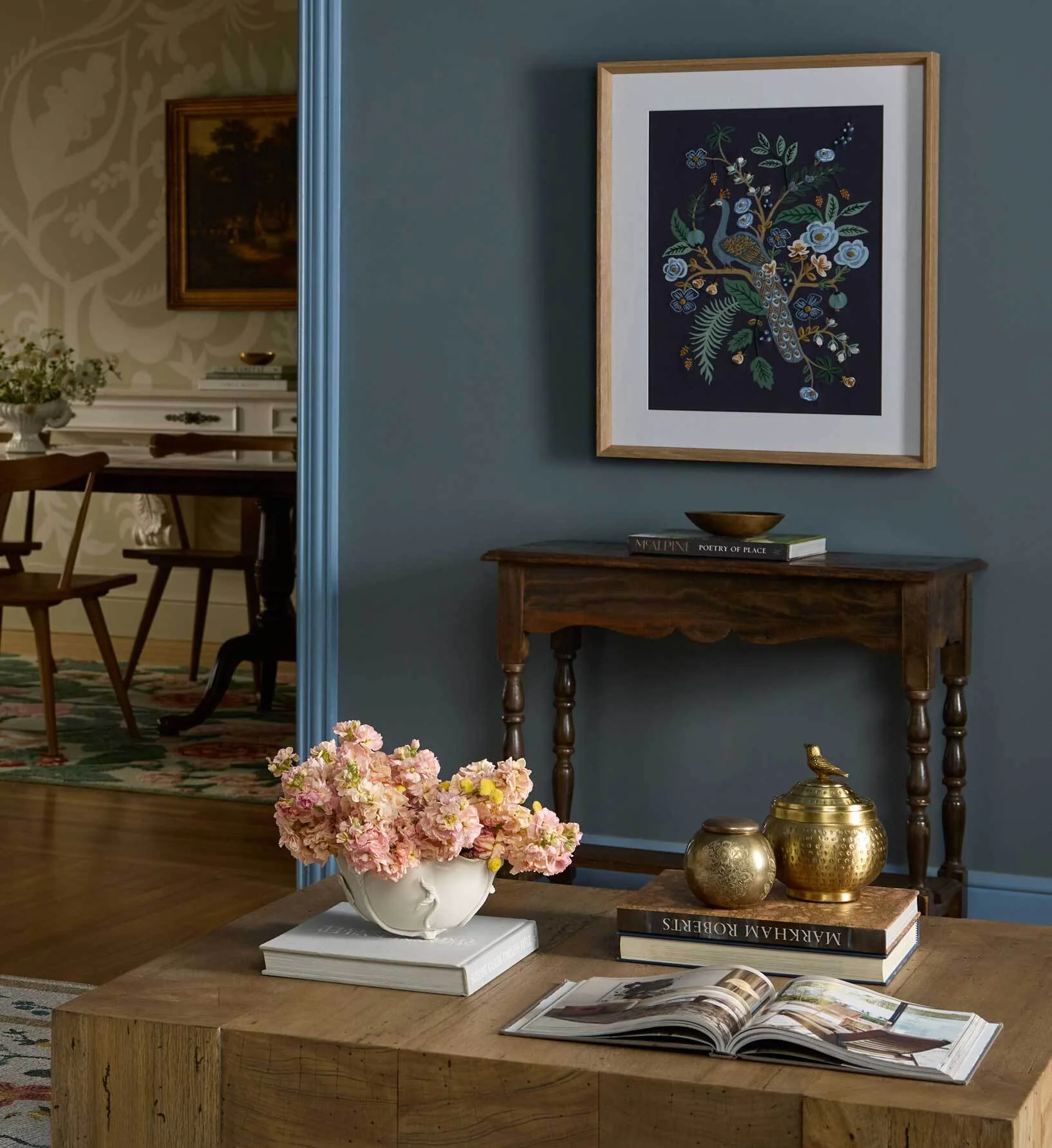 Framed Wall Art - Peacock - Image 2