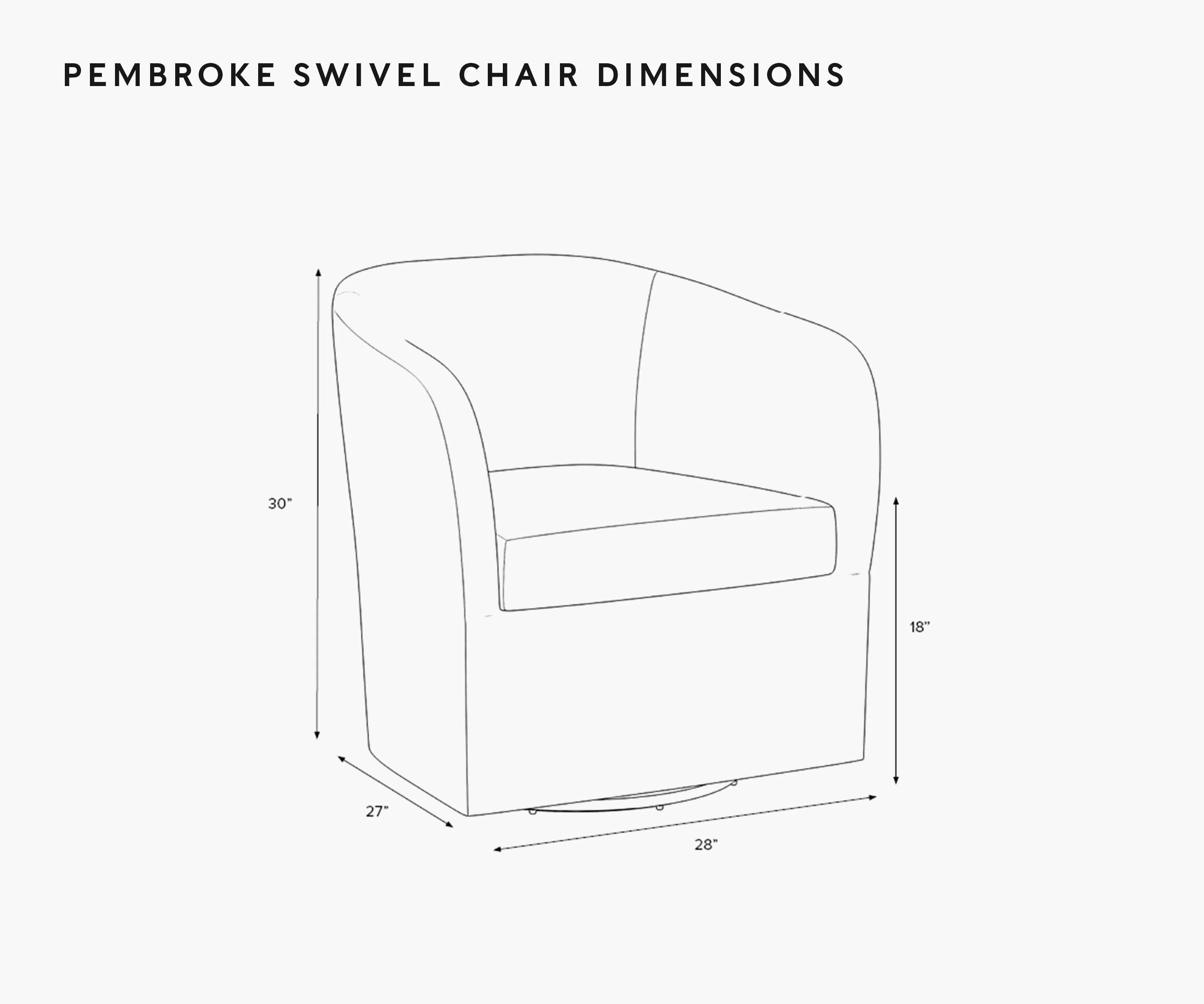Pembroke Swivel Chair - Climbing Vines - Image 6