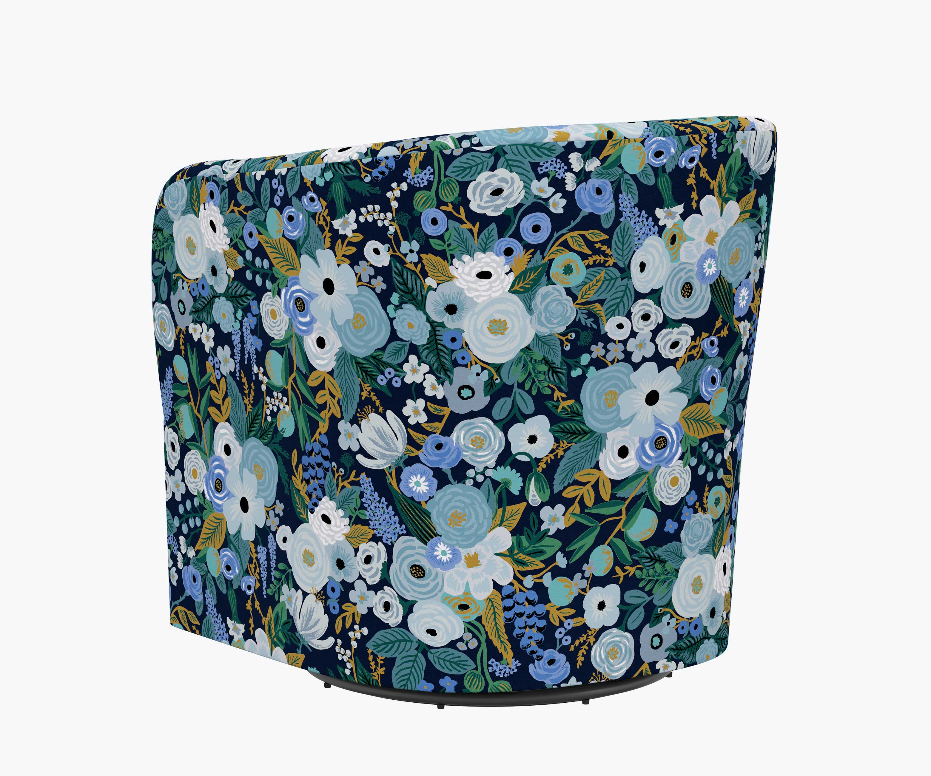 Pembroke Swivel Chair - Garden Party Blue - Image 4