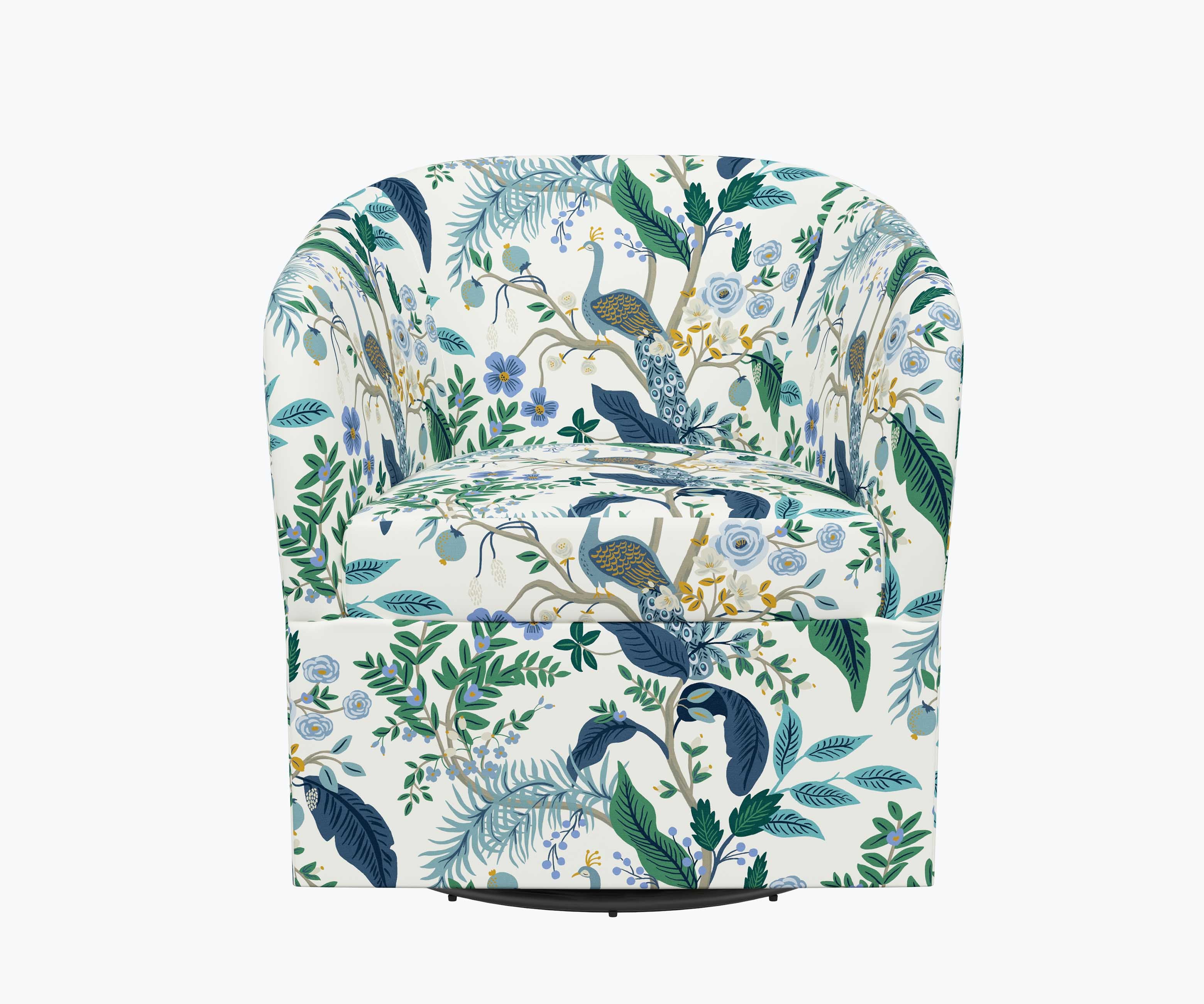 Pembroke Swivel Chair - Peacock - Image 2