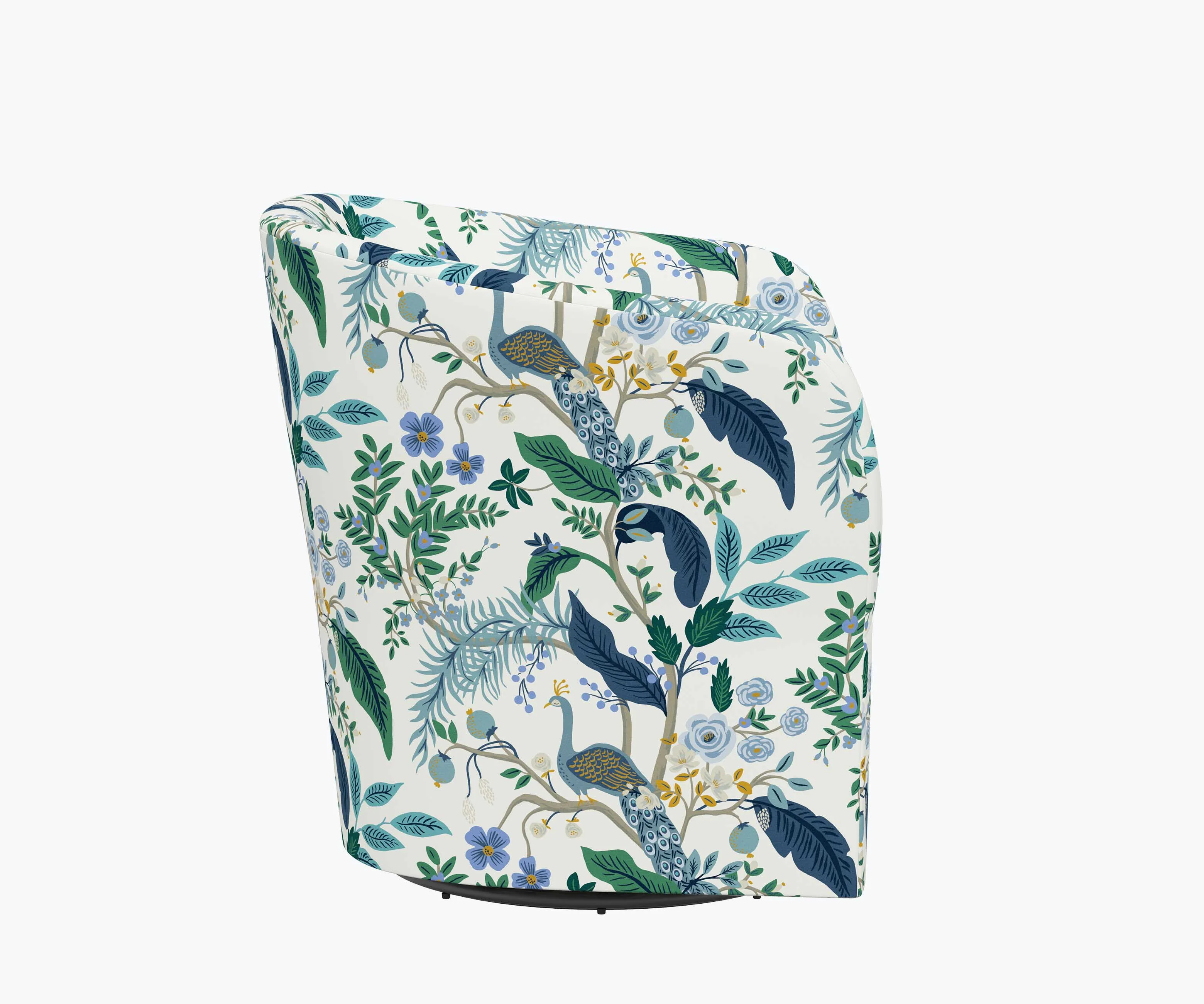 Pembroke Swivel Chair - Peacock - Image 3