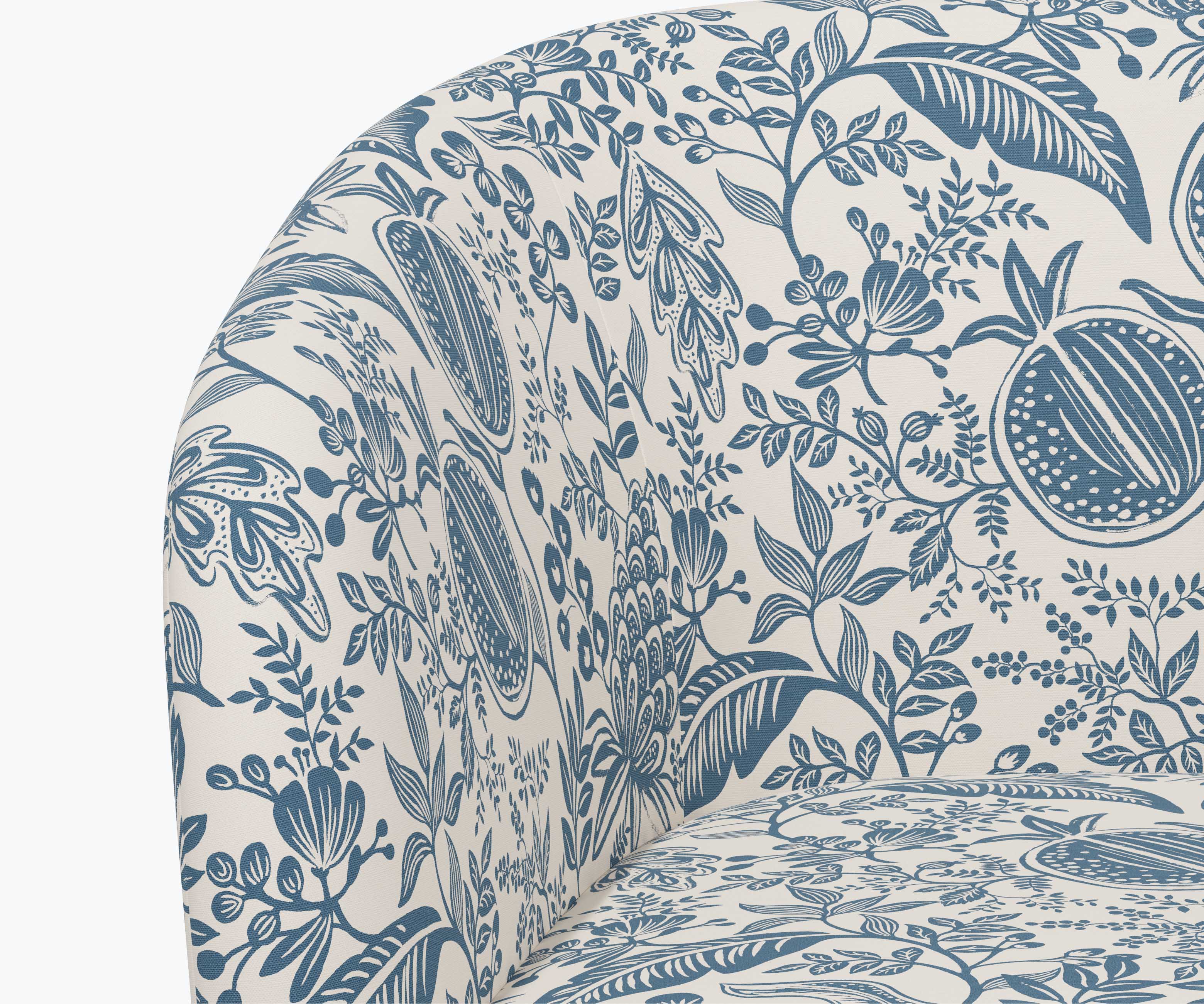 Pembroke Swivel Chair - Pomegranate - Image 2