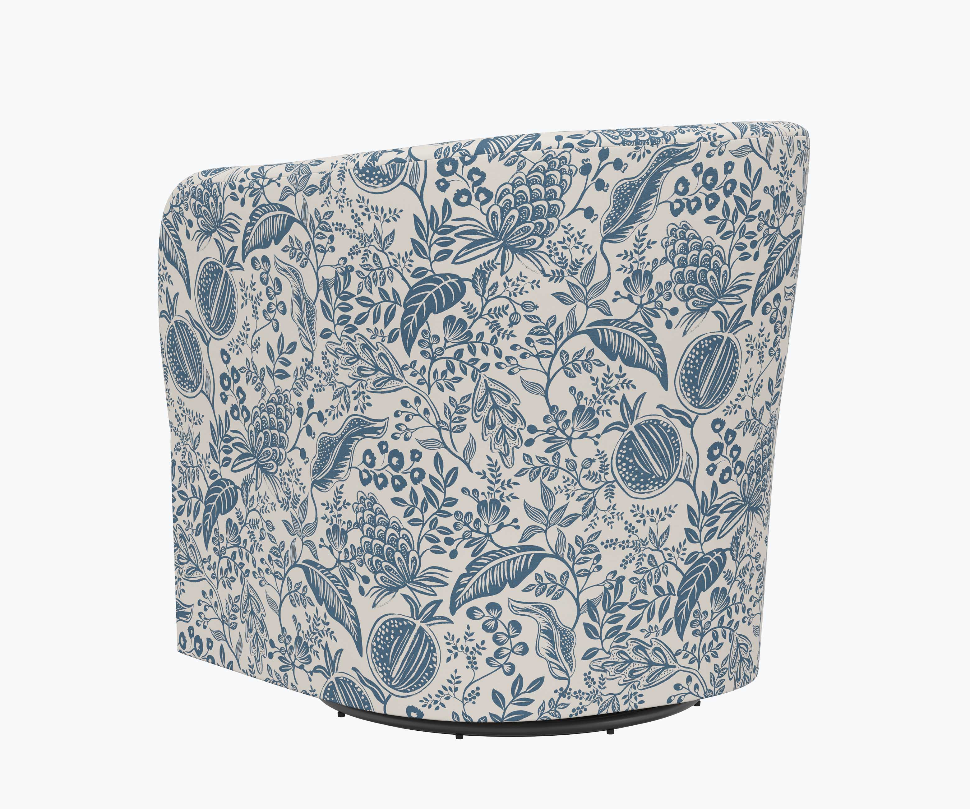 Pembroke Swivel Chair - Pomegranate - Image 5