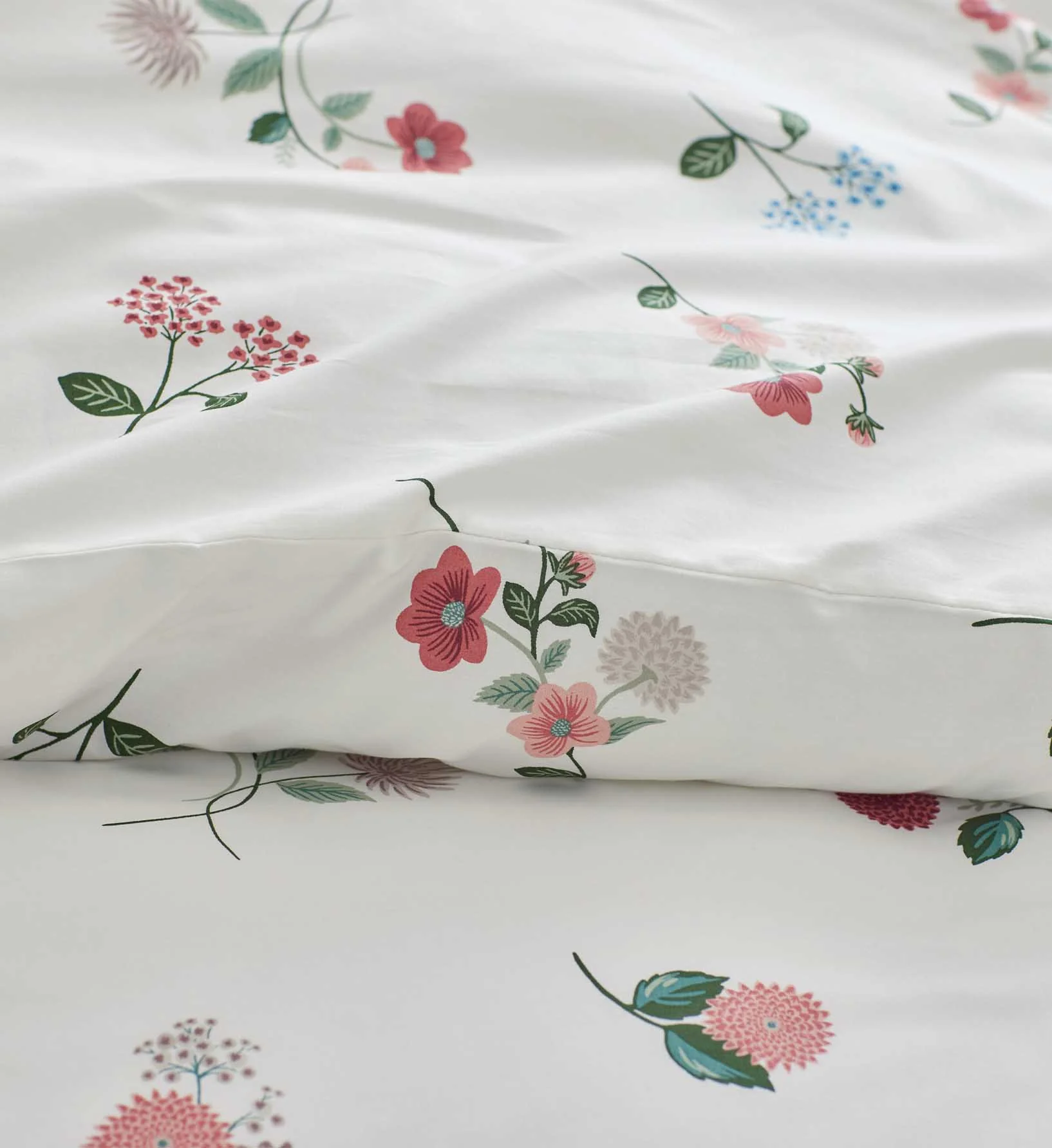 Percale Comforter - Ditsy Dahlia Ivory - Image 3
