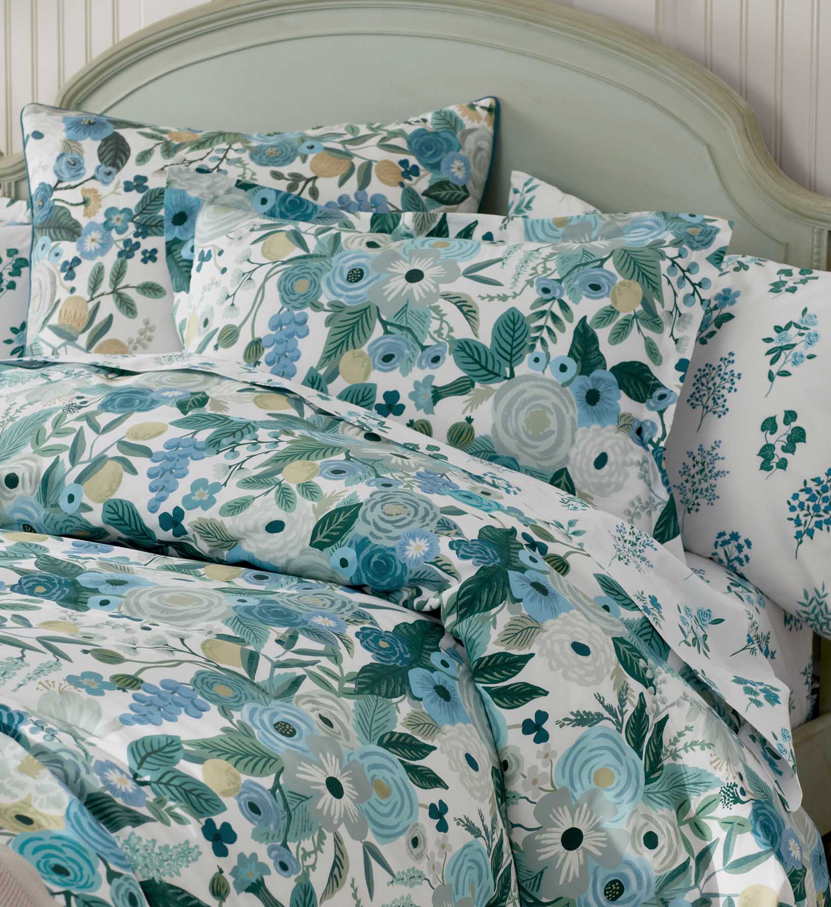 Percale Comforter - Garden Party Blue - Image 3