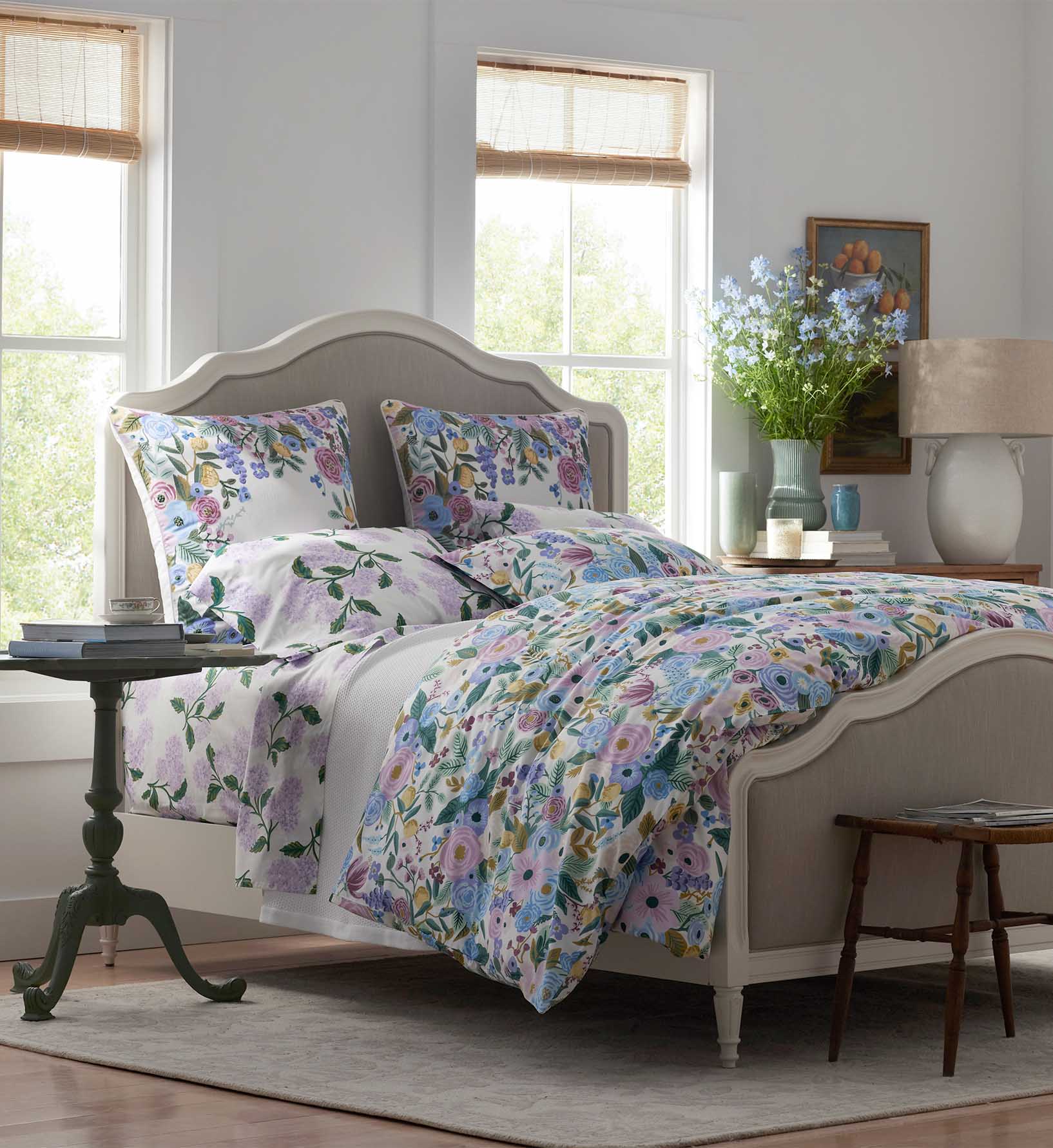 Percale Comforter - Garden Party Lilac - Image 2
