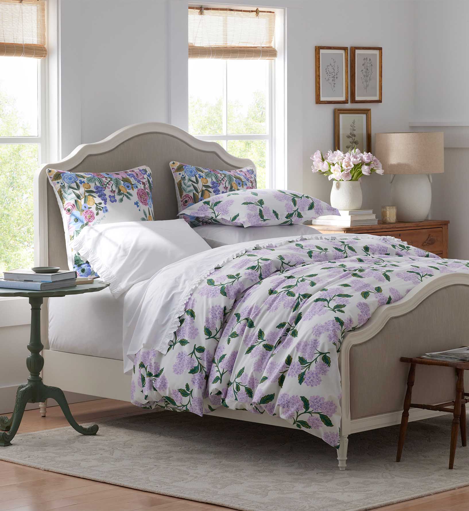 Percale Comforter - Hydrangea Lilac - Image 5