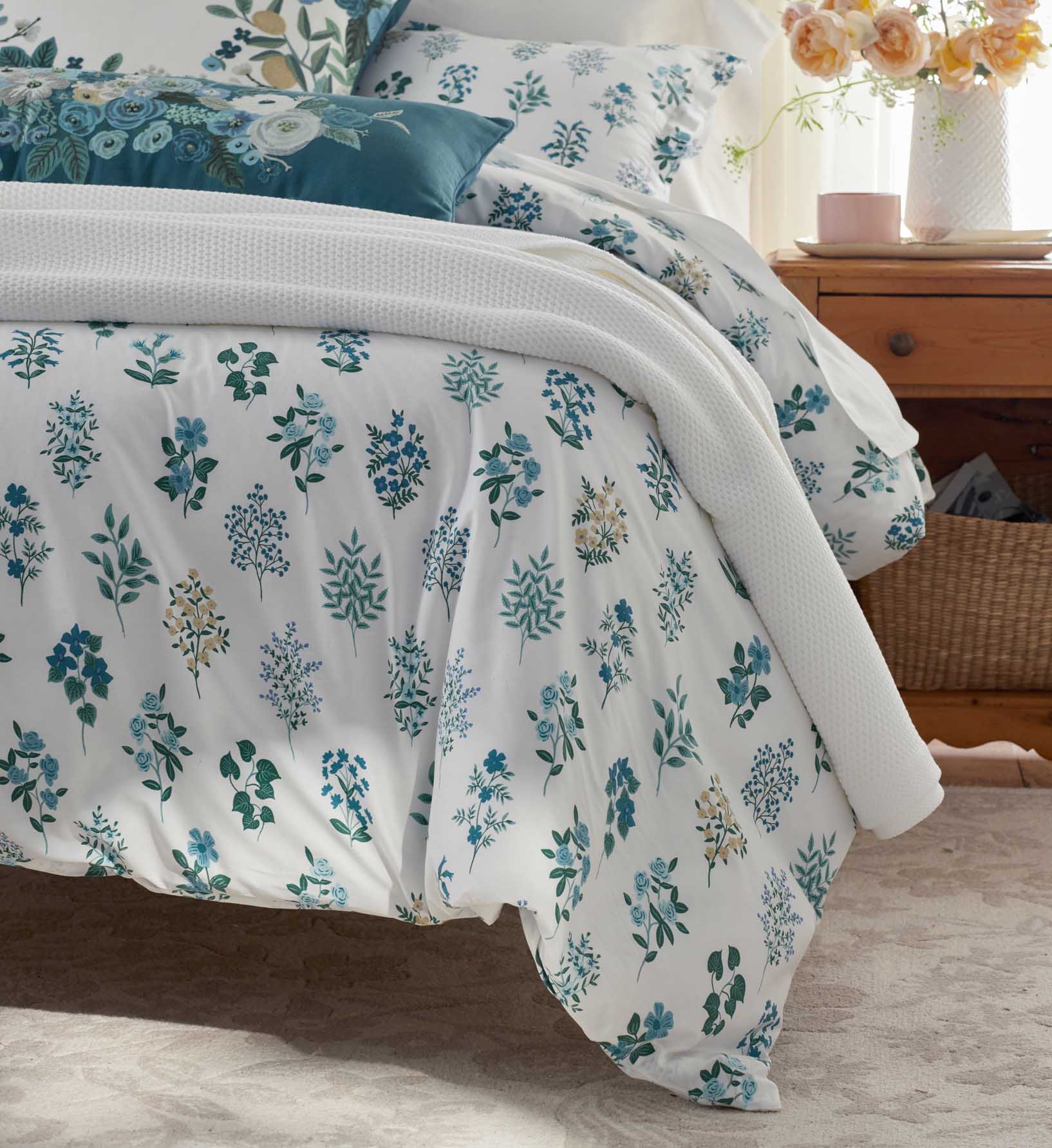 Percale Duvet Cover - Hawthorne Blue - Image 4