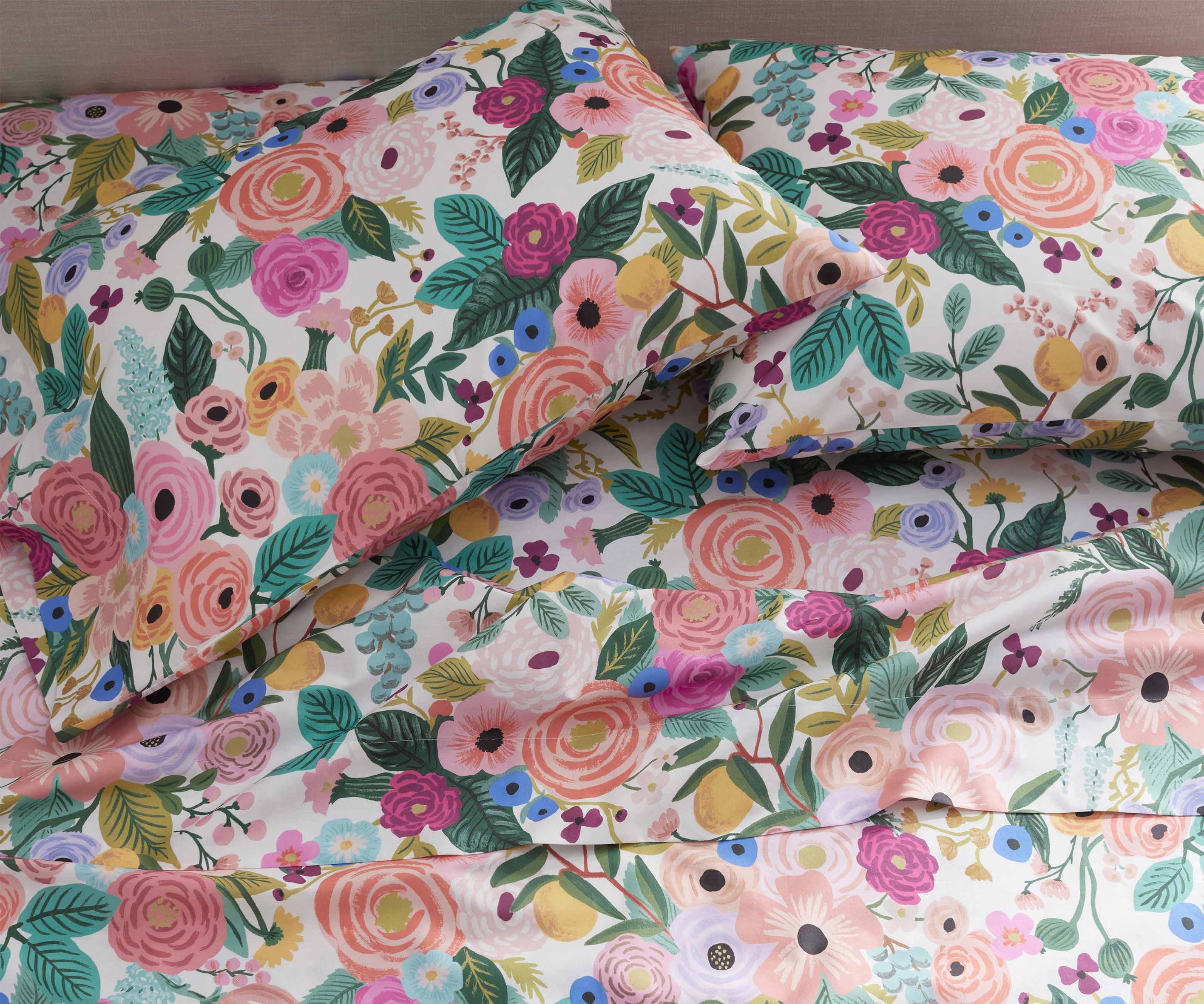 Percale Fitted Sheet - Garden Party - Image 3