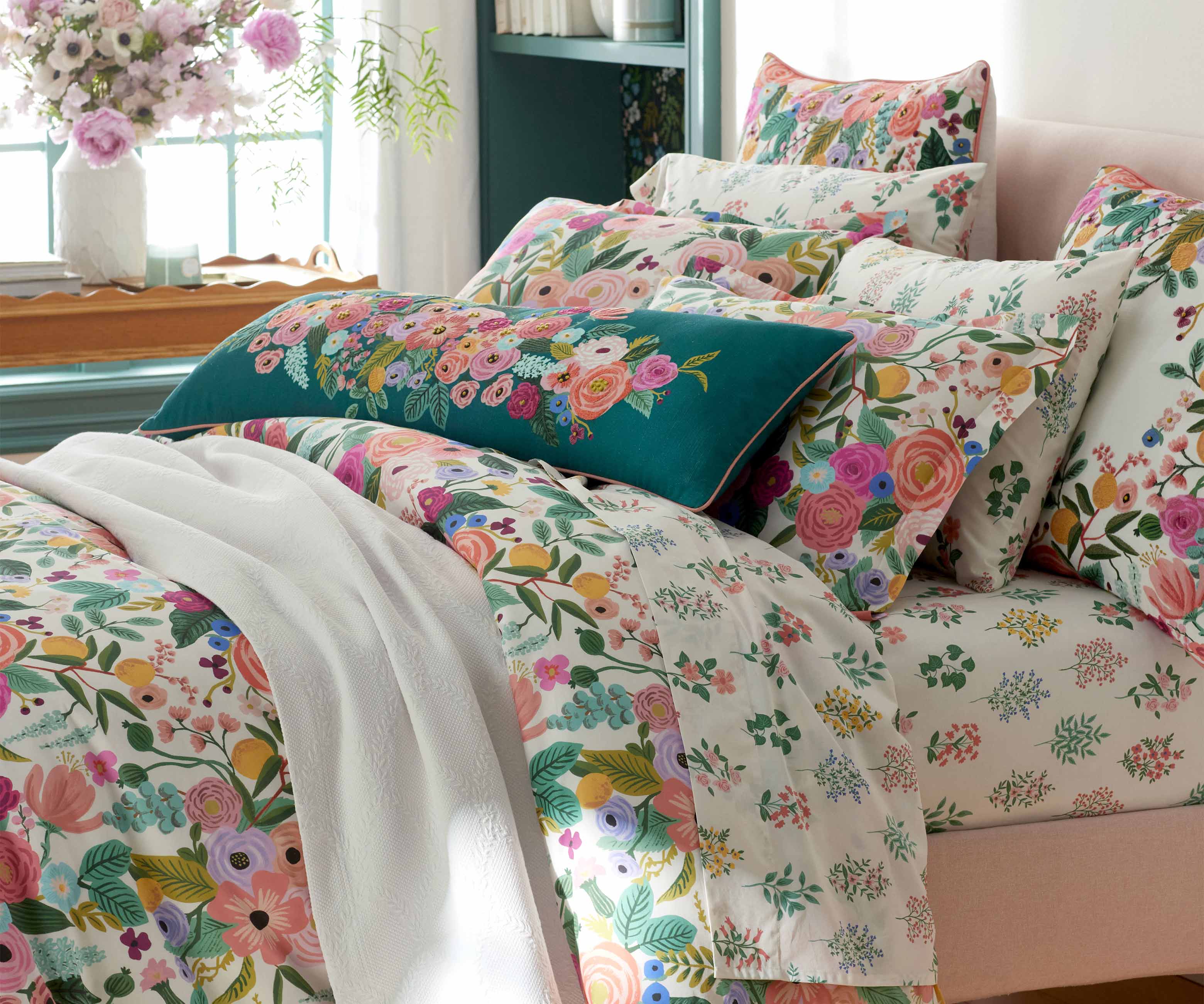 Percale Fitted Sheet - Hawthorne - Image 3