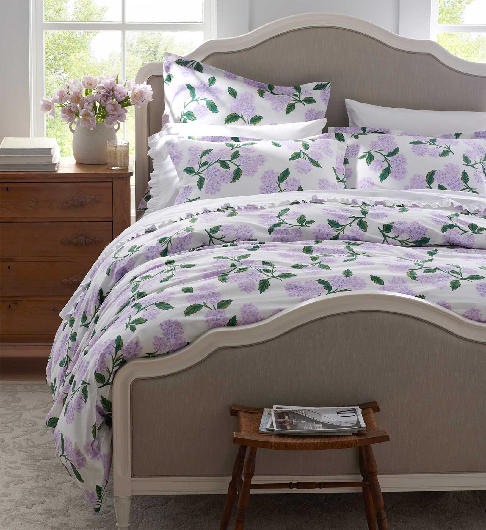 Percale Sham - Hydrangea Lilac - Image 3