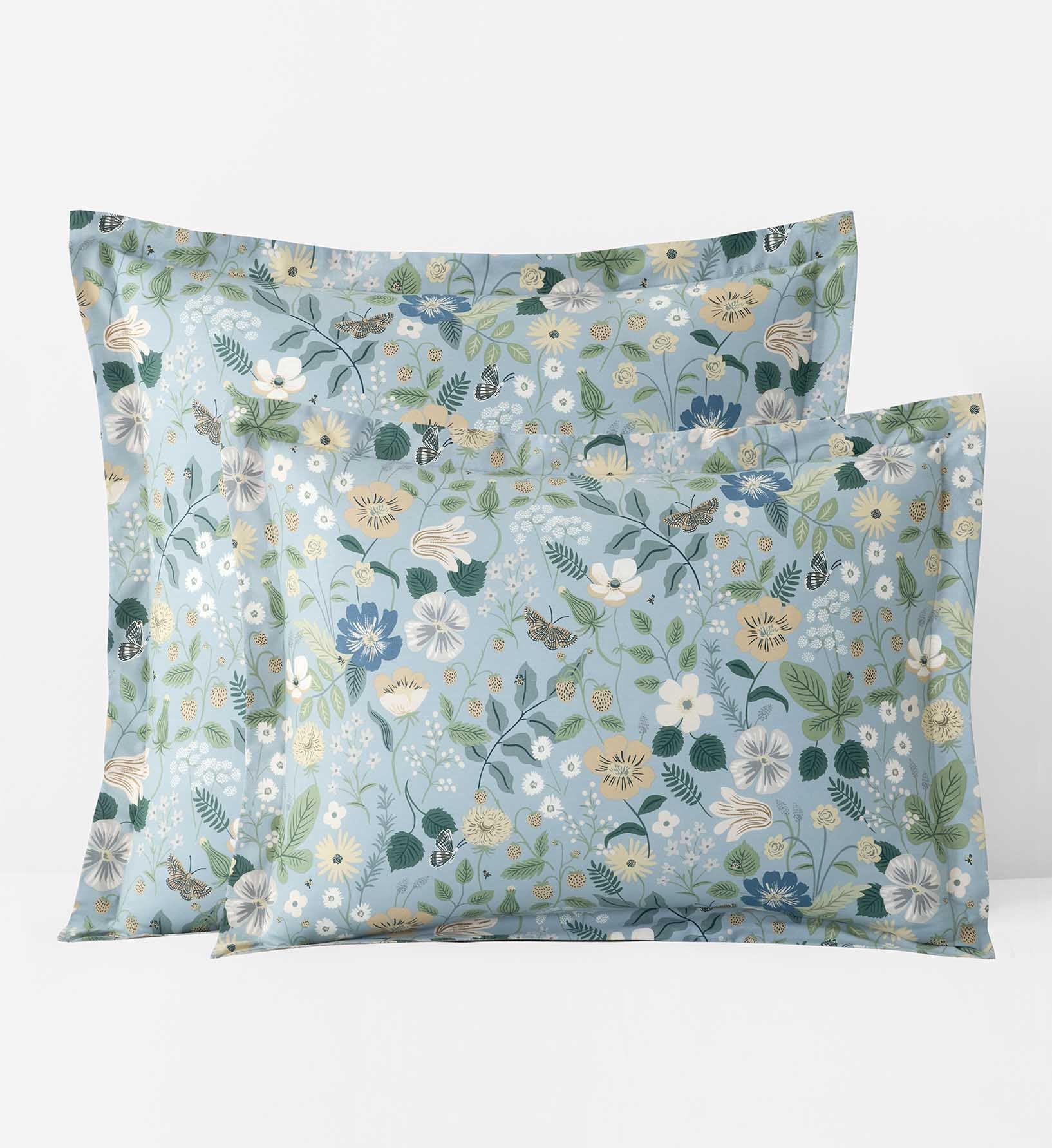 Percale Sham - Strawberry Fields Slate - Image 5