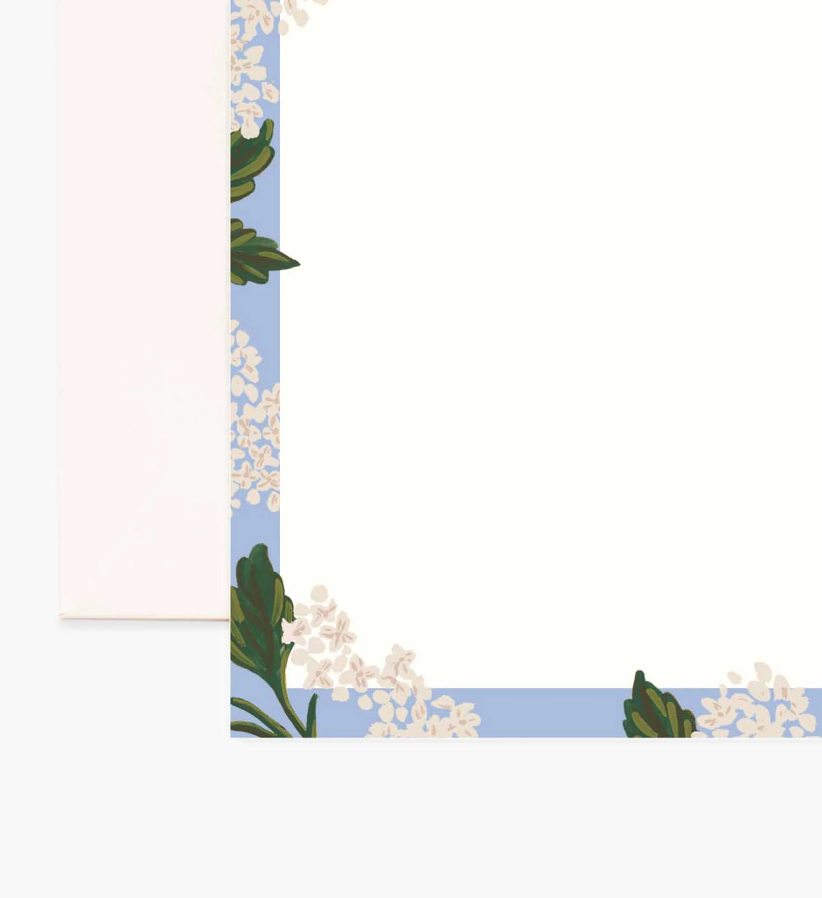 Floral Personalized Stationery  - Hydrangea - Image 2