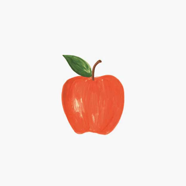 Food & Drink Personalized Stationery  - Apple - Image 2