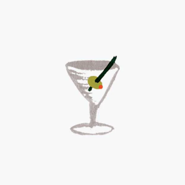 Food & Drink Personalized Stationery  - Martini - Image 2