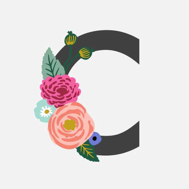 Monogram Personalized Stationery - C - Image 2