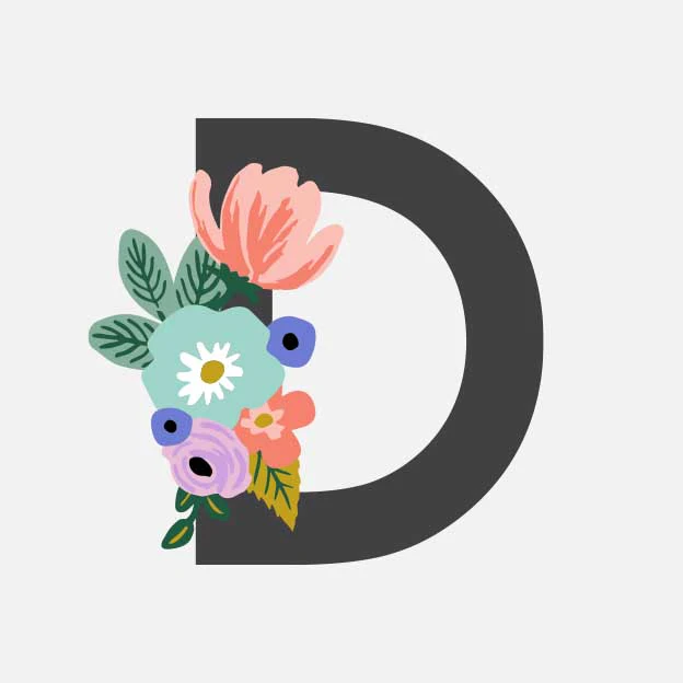 Monogram Personalized Stationery - D - Image 2