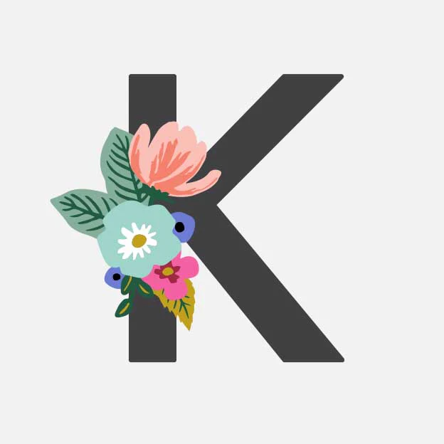 Monogram Personalized Stationery - K - Image 2