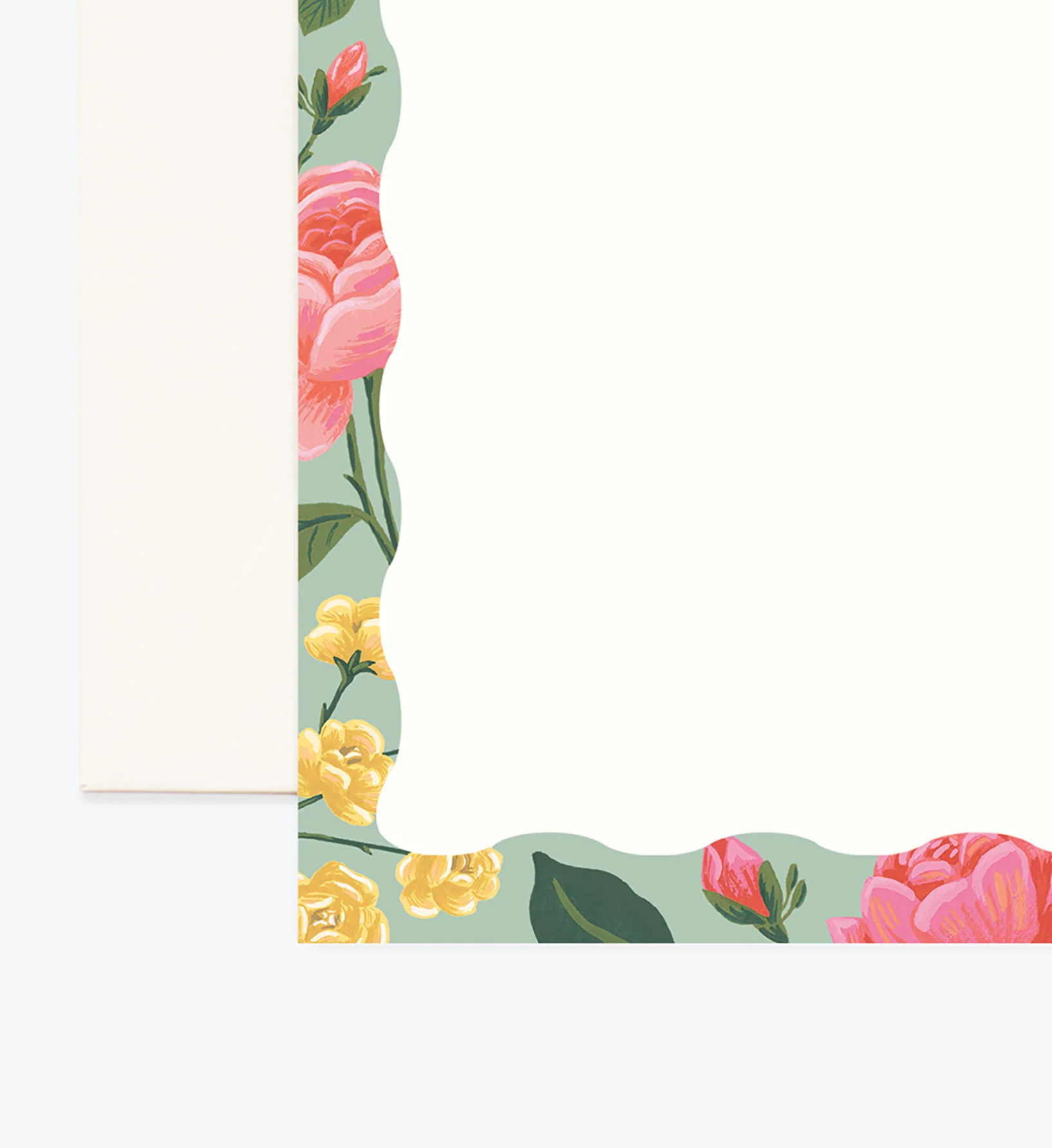 Floral Personalized Stationery  - Roses - Image 2