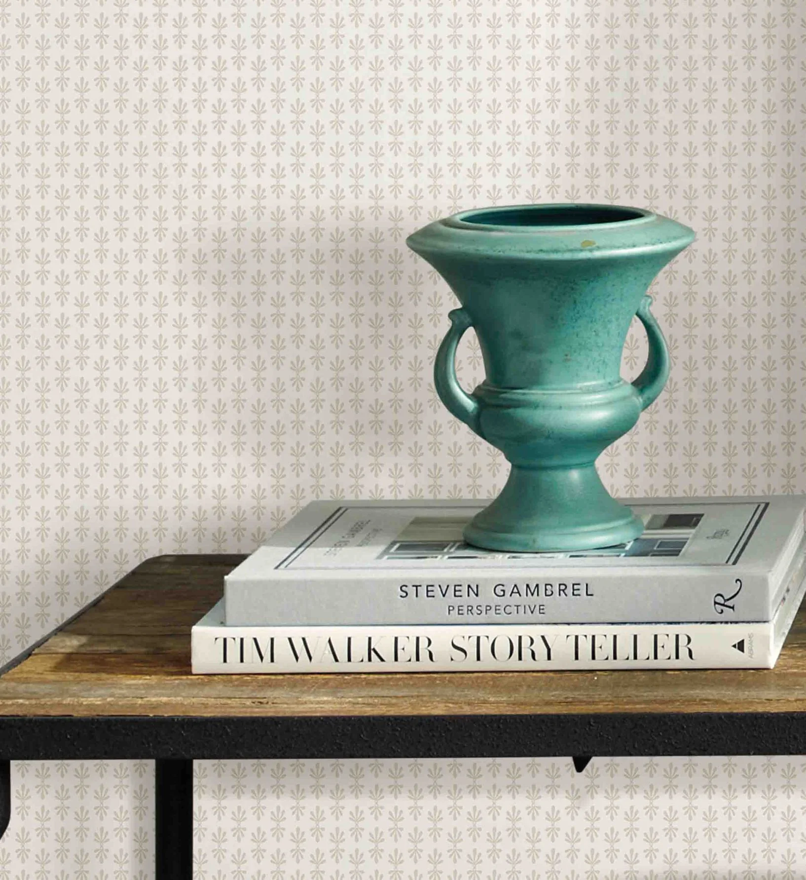 Petal Wallpaper - White & Linen - Image 2