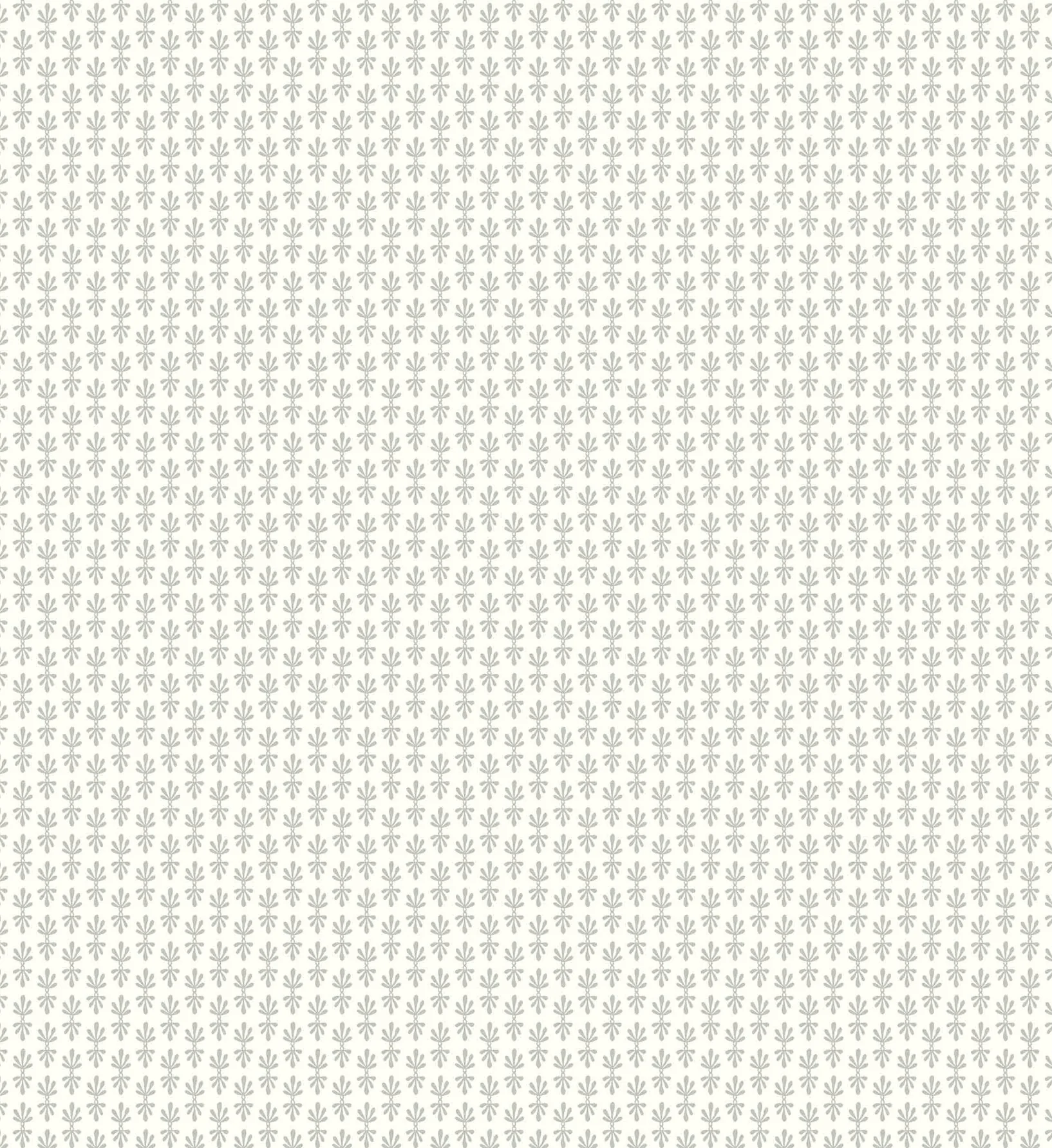Petal Wallpaper - White & Metallic Silver - Image 3